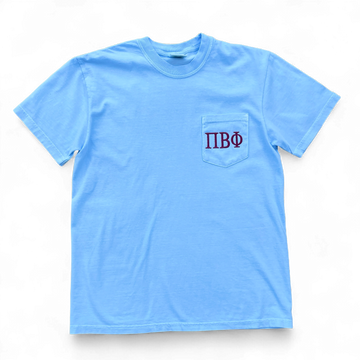 Pi Beta Phi Blue Pocket Tee