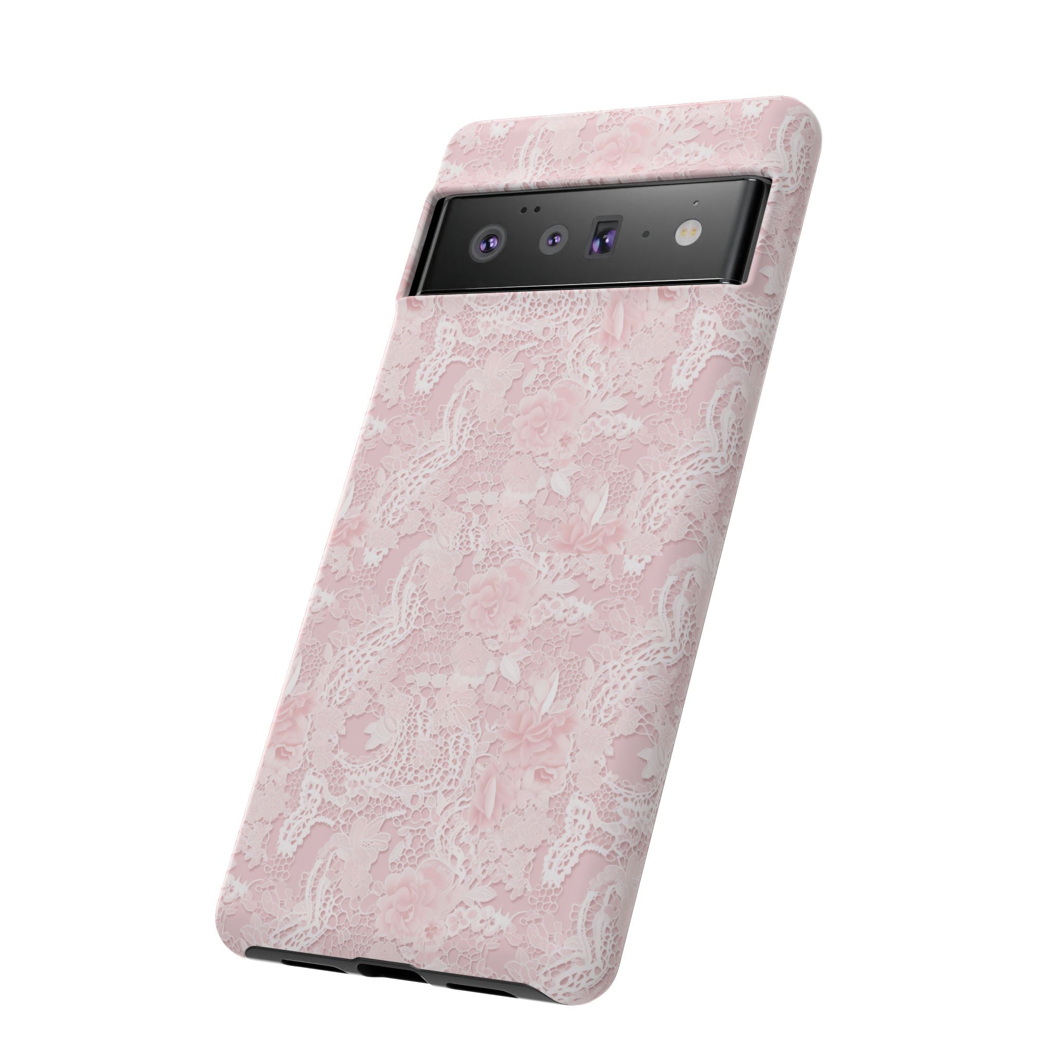 Customizable: Pink Floral Phone Case, Stylish Tough Cases, Unique Gift for Her, Cute Phone Accessories, Floral Tech Cover