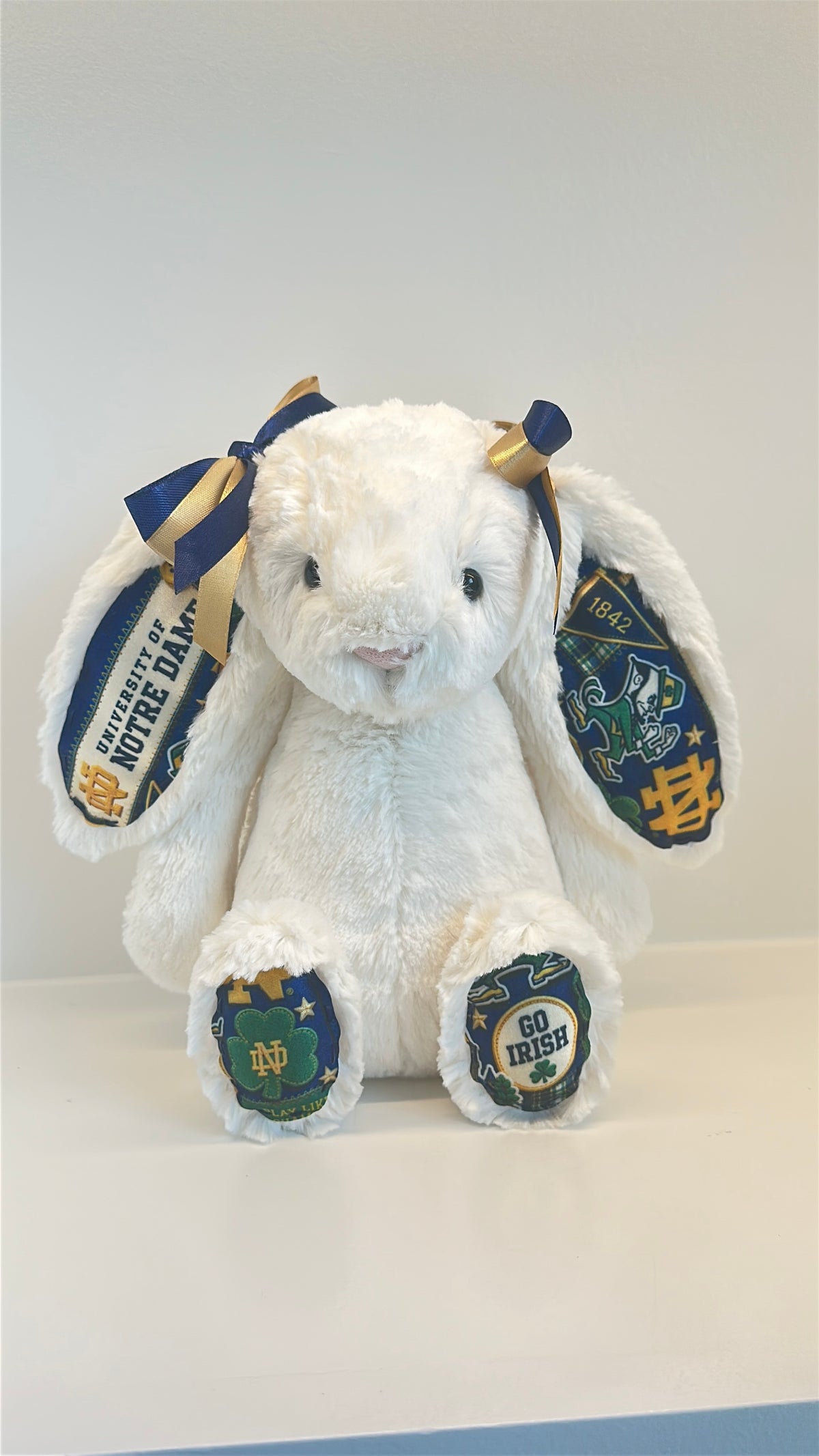 University of Notre Dame Custom College Jellycat Bashful Bunny
