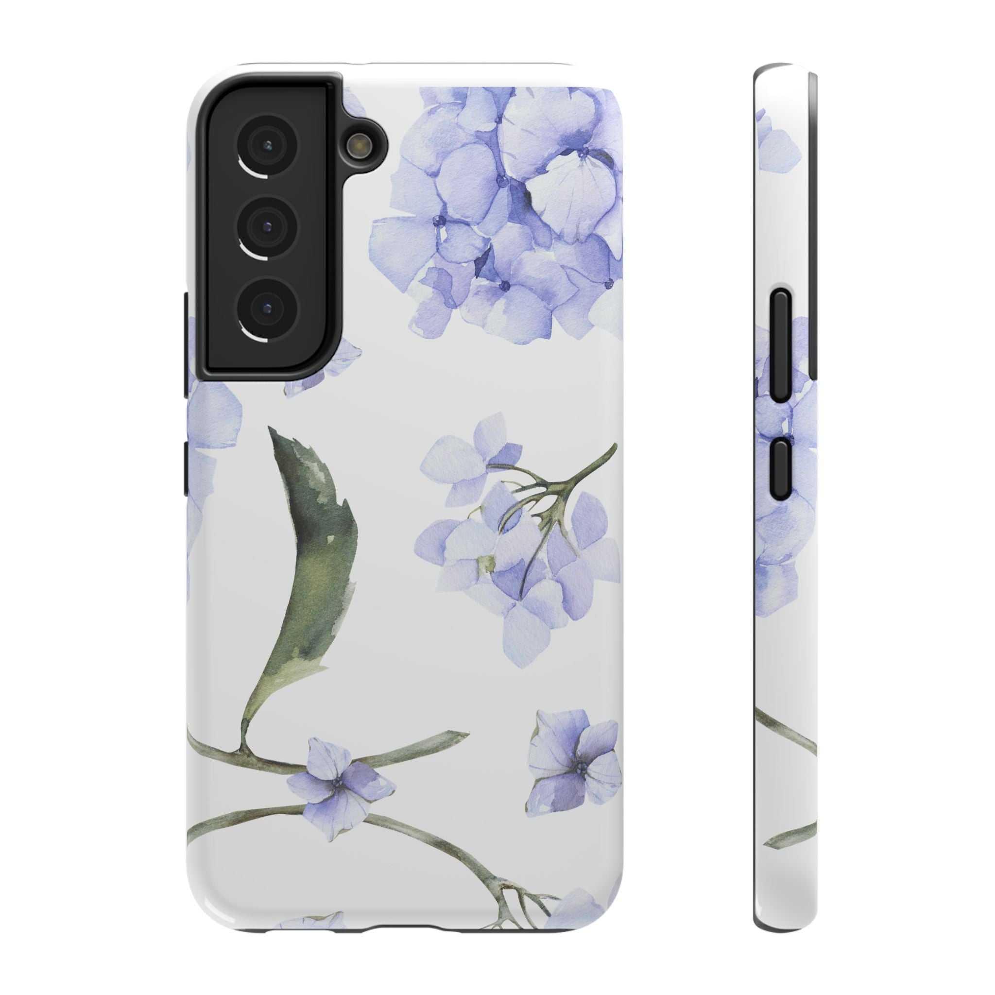 Customizable: Floral Purple Hydrangea Impact-Resistant Phone Case