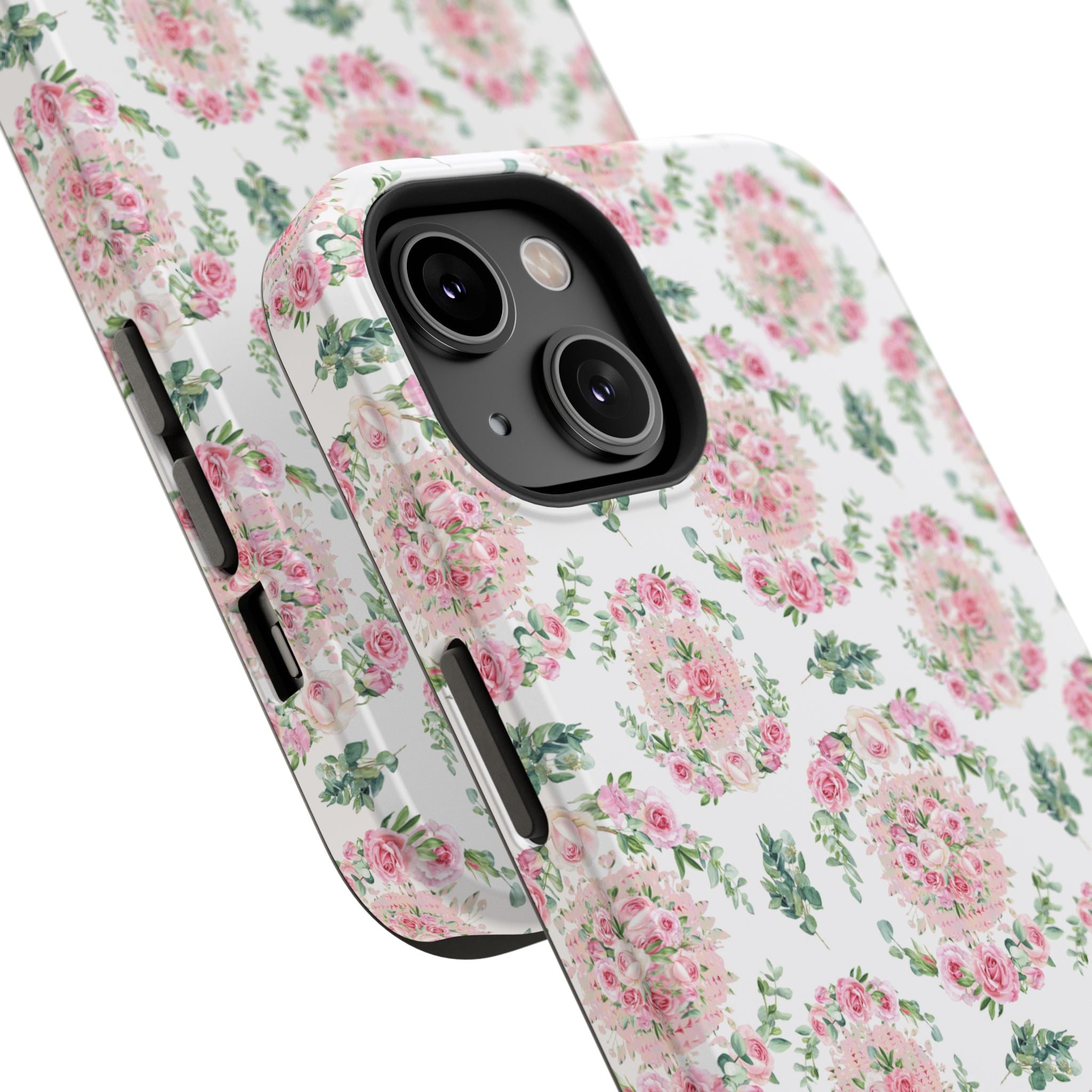 Customizable: Floral Impact-Resistant Phone Case
