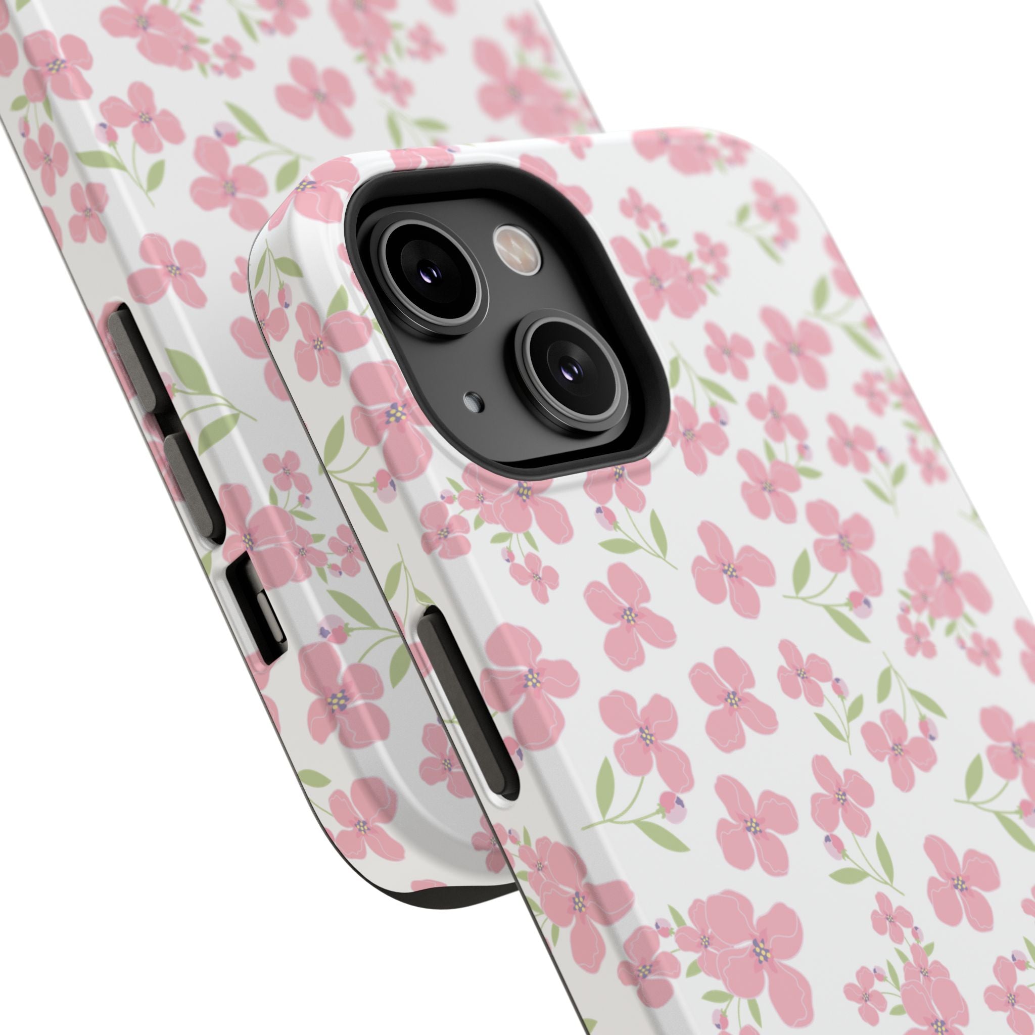 Customizable: Floral Impact-Resistant Phone Case