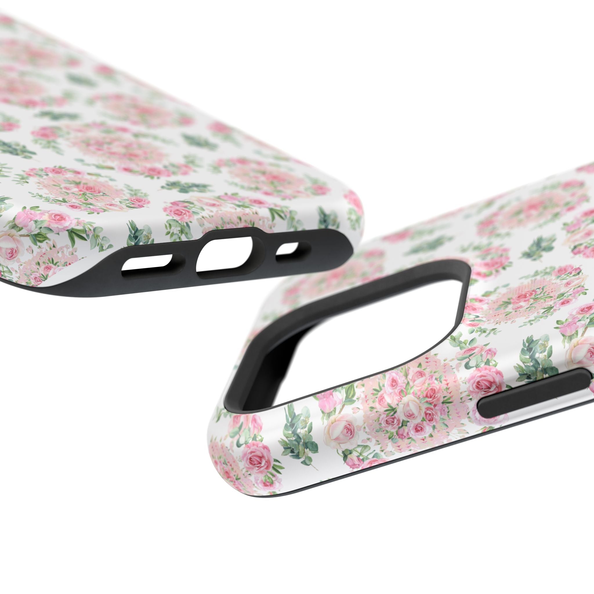 Customizable: Floral Impact-Resistant Phone Case