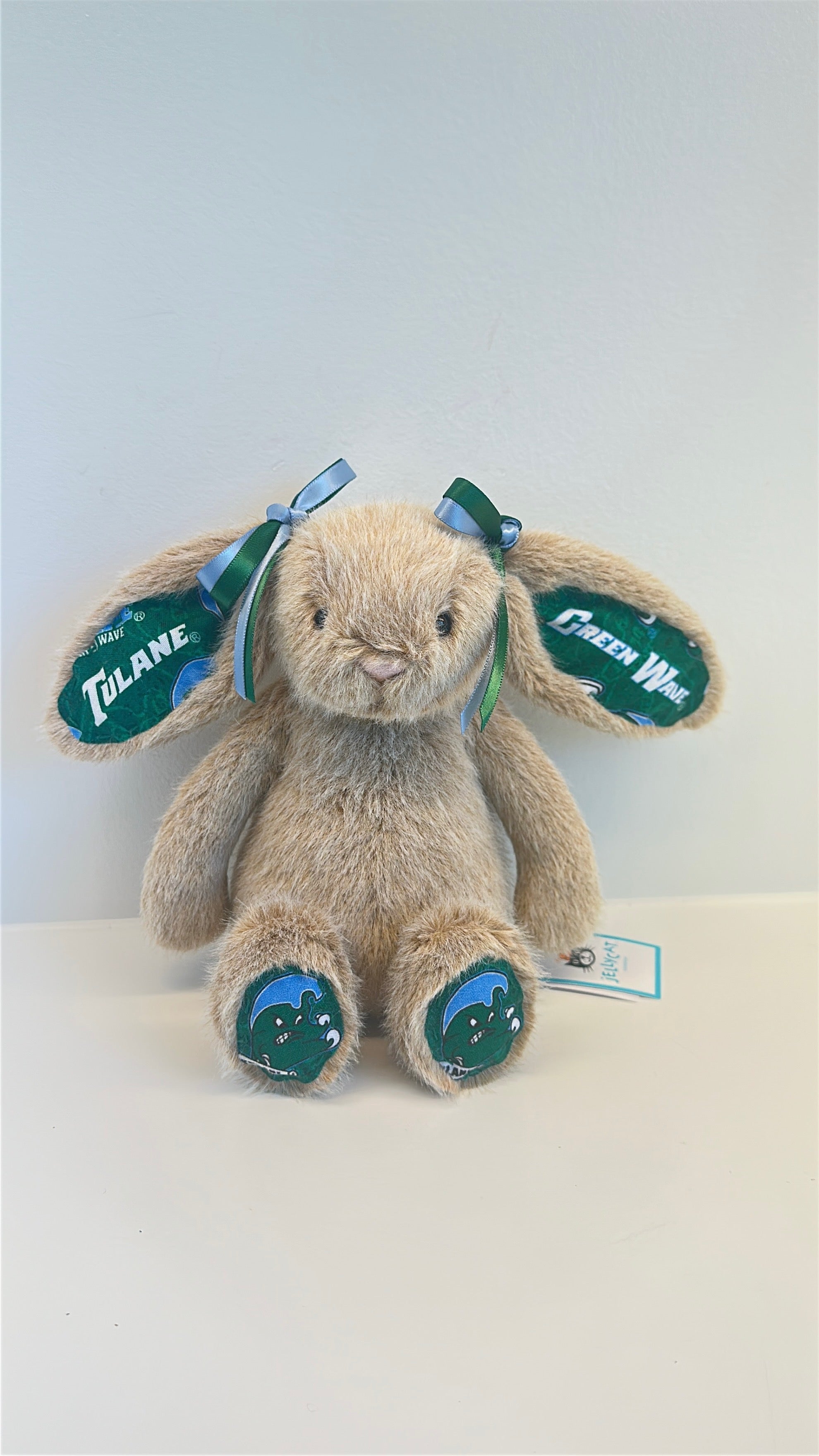 Tulane University Custom College Jellycat Bashful Bunny