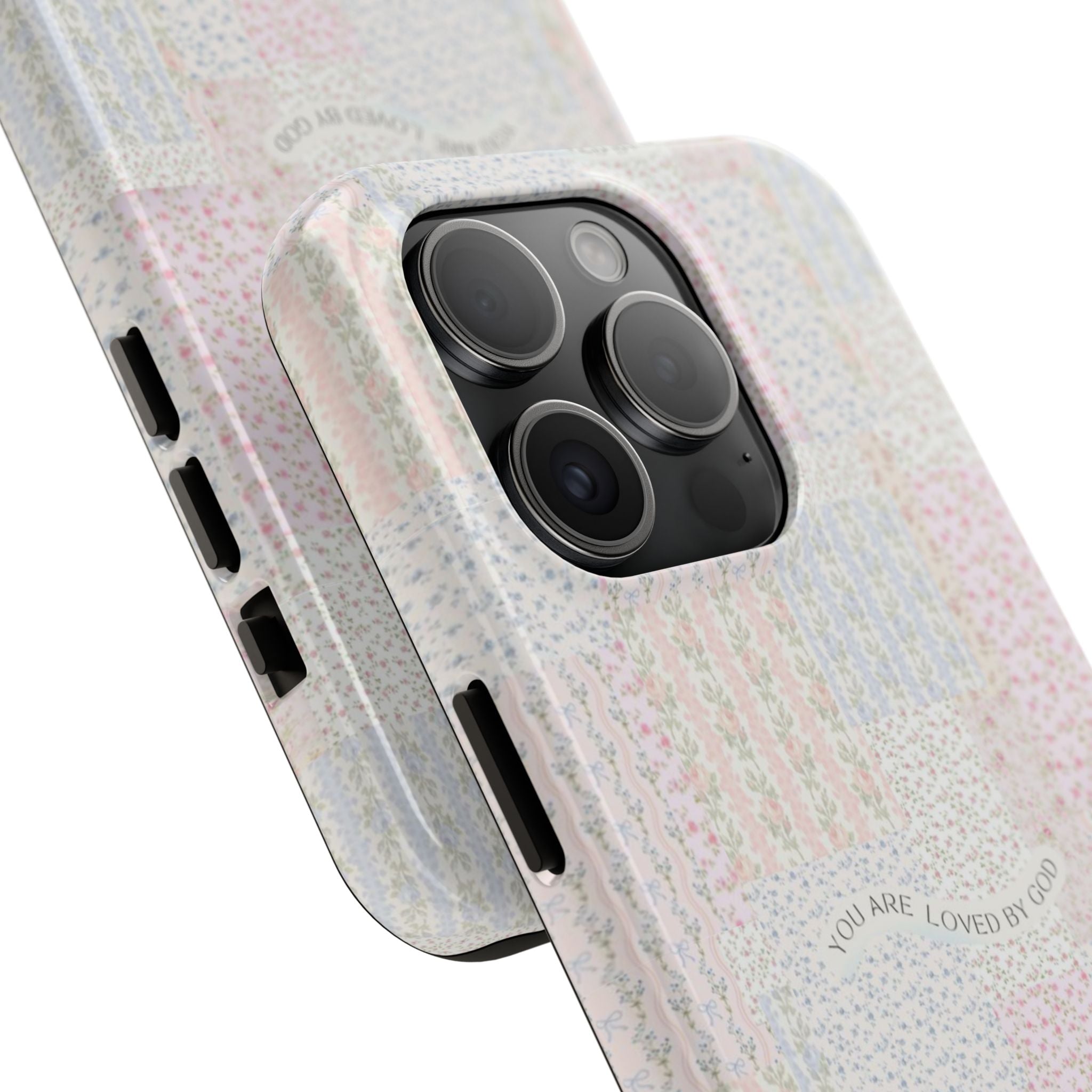 Floral Tough Phone Cases, Protective Phone Cover, Inspirational Tech Accessory, Gift for Her, Fashionable Phone Case, Unique Design