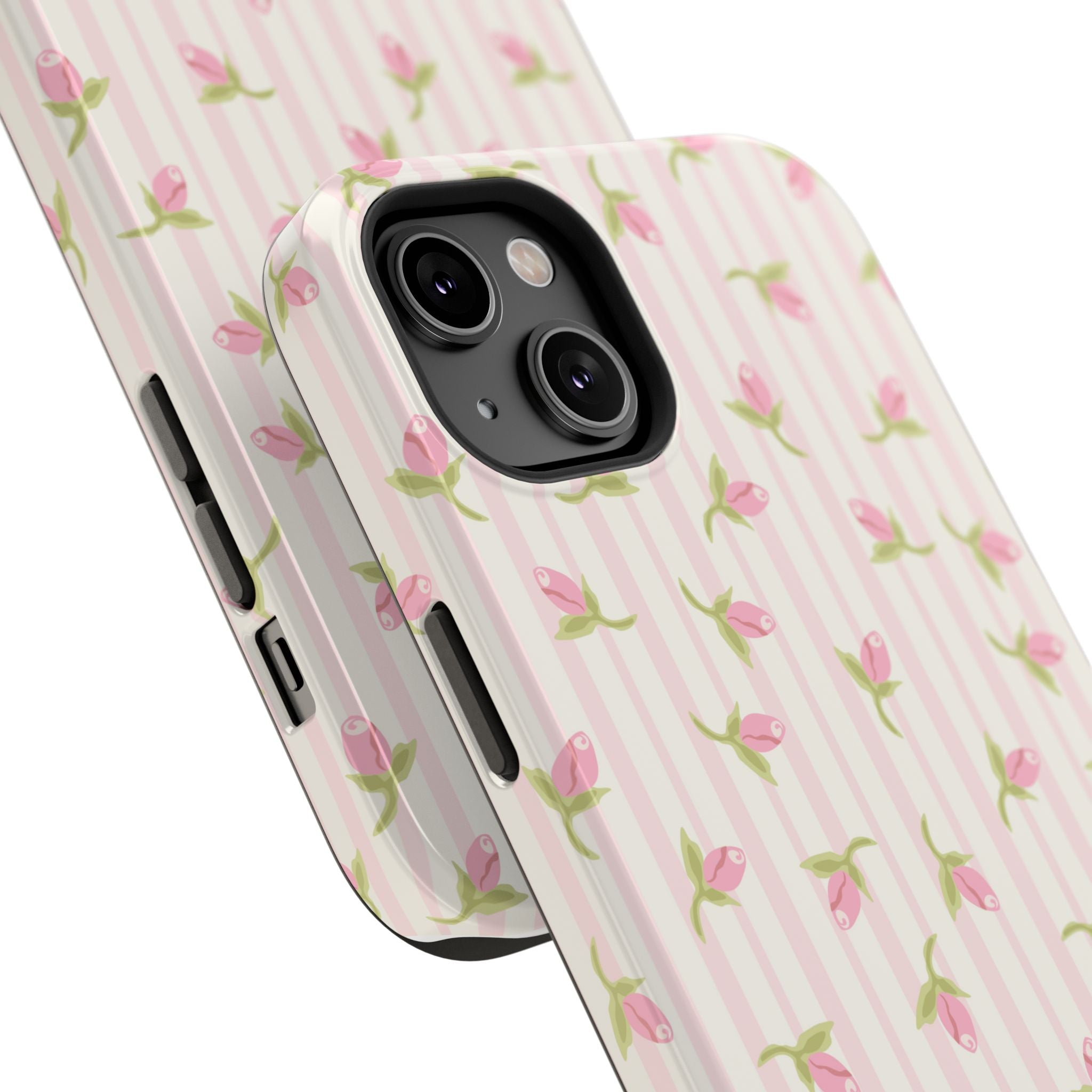 Customizable: Floral Impact-Resistant Phone Case