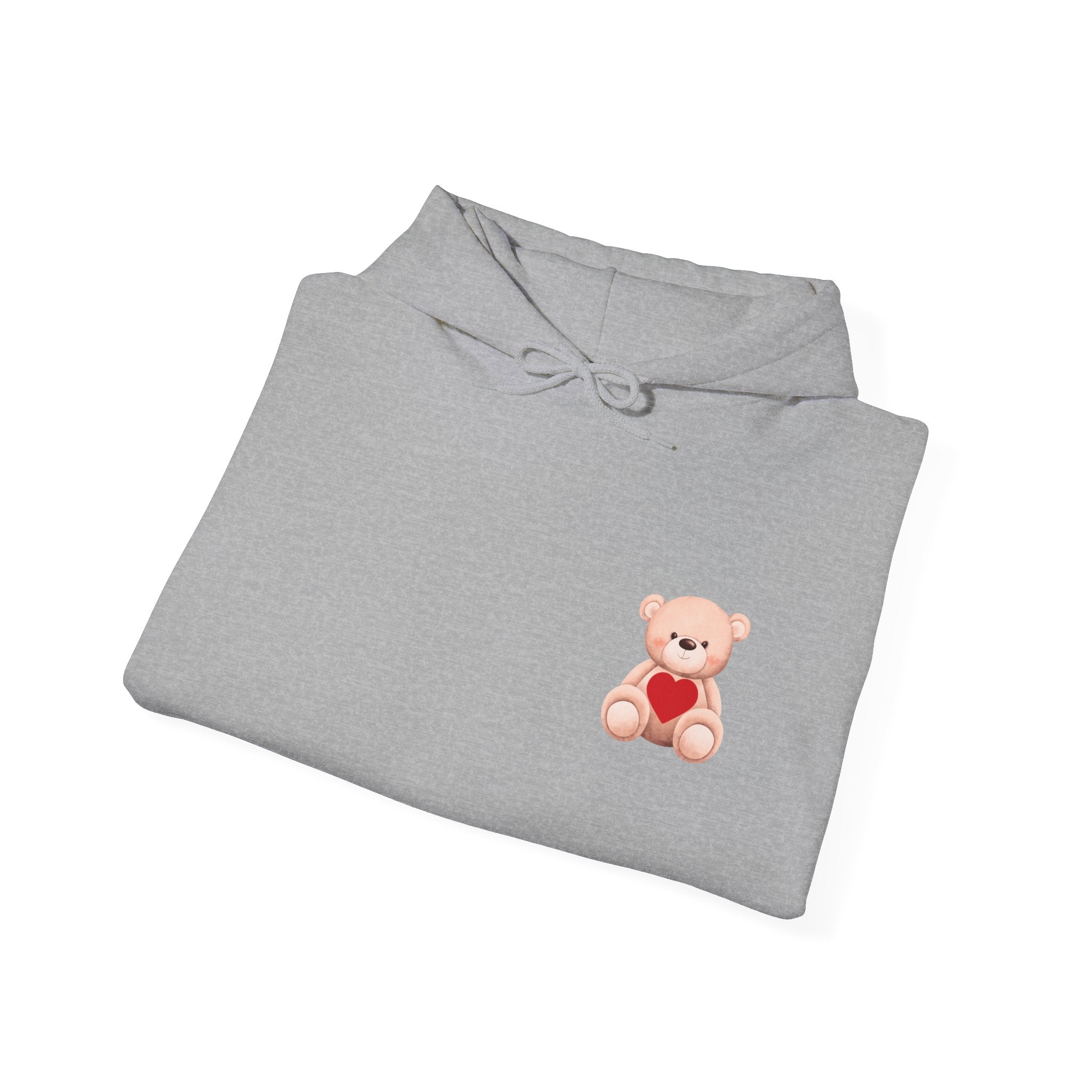 Customizable: Bear Heart Hoodie - Personalizable School Spirit Apparel