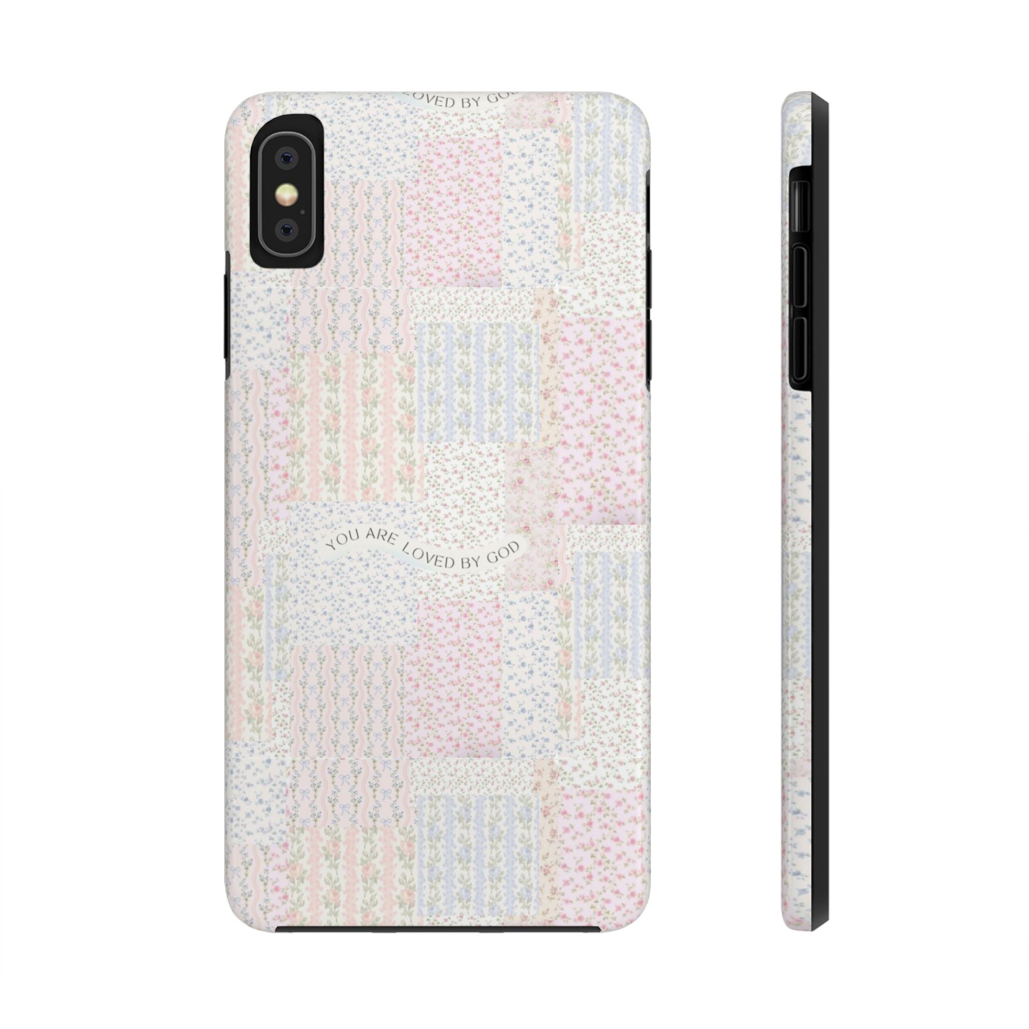 Floral Tough Phone Cases, Protective Phone Cover, Inspirational Tech Accessory, Gift for Her, Fashionable Phone Case, Unique Design
