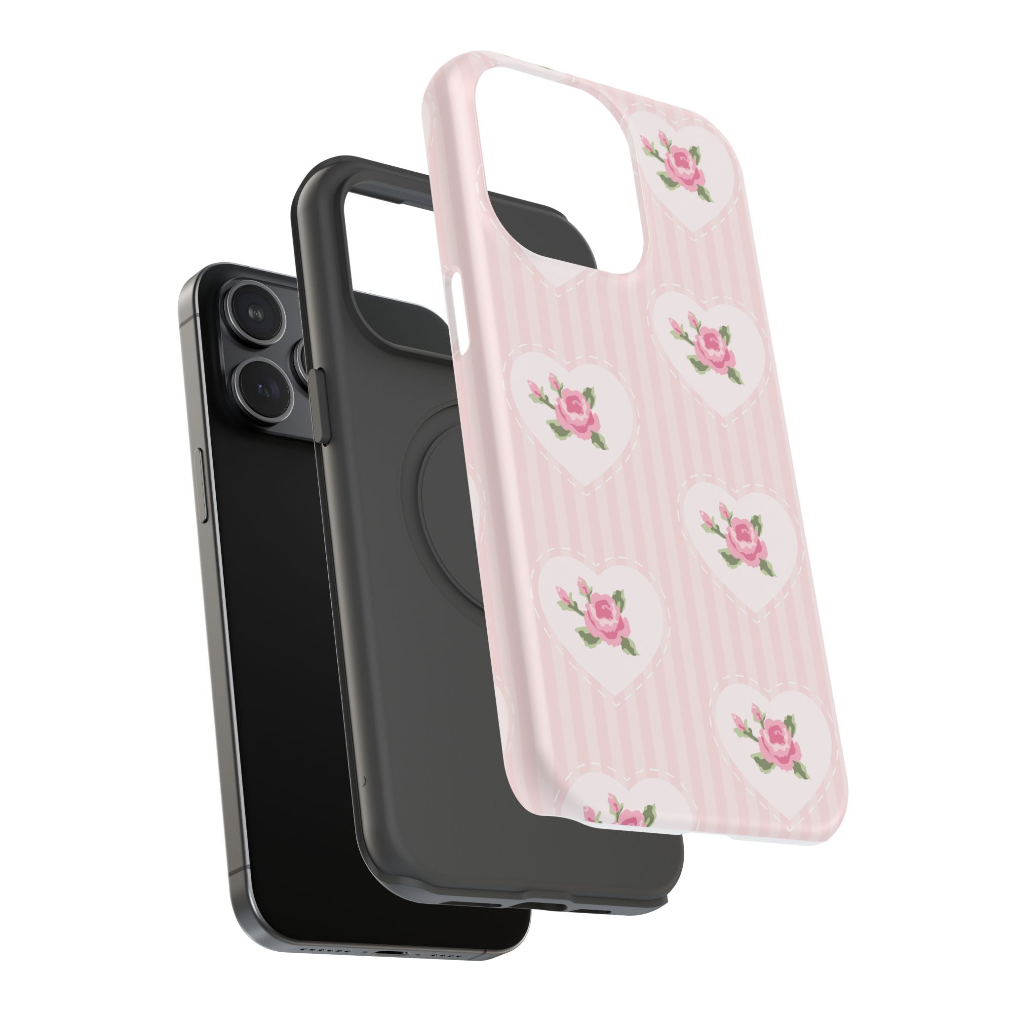 Customizable: Floral Heart Phone Case
