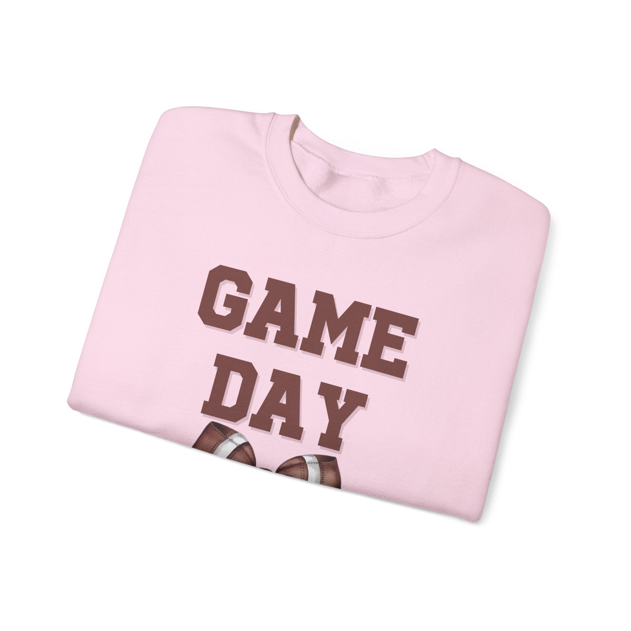 Customizable Brown Game Day Sweatshirt, Sports Apparel, Tailgate Fashion