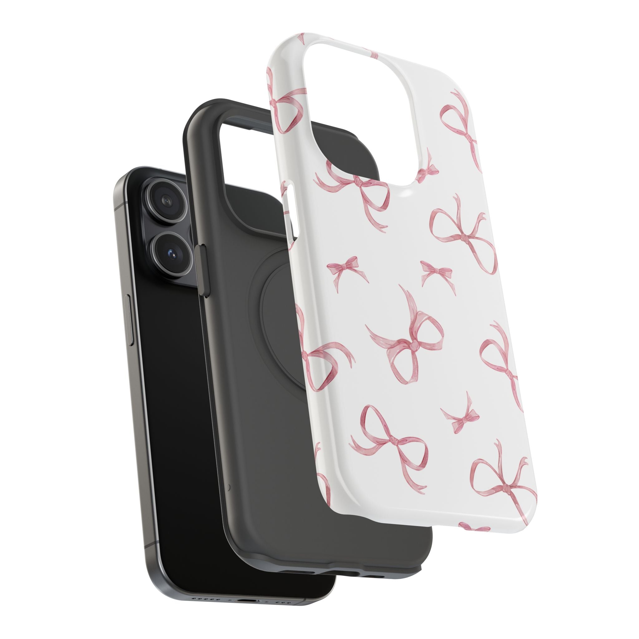 Customizable: Coquette Bow Stylish Impact-Resistant Phone Case