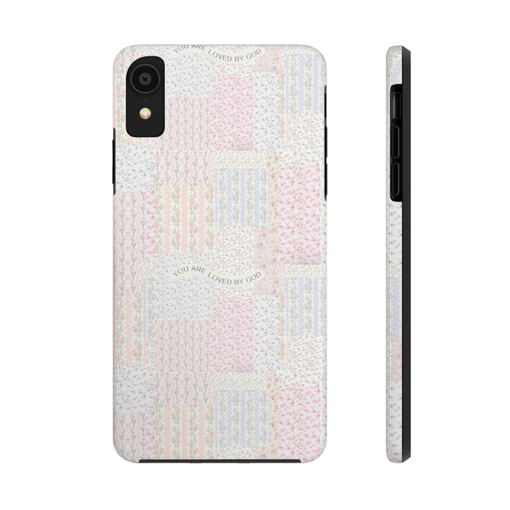 Floral Tough Phone Cases, Protective Phone Cover, Inspirational Tech Accessory, Gift for Her, Fashionable Phone Case, Unique Design