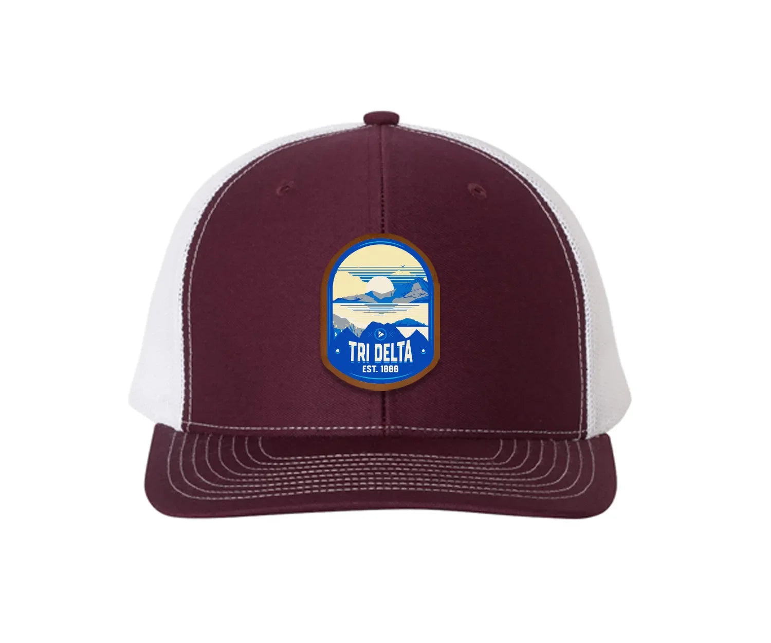 Tri Delta Richardson 112 UV Print Leatherette Patch Trucker Hat - Ventura
