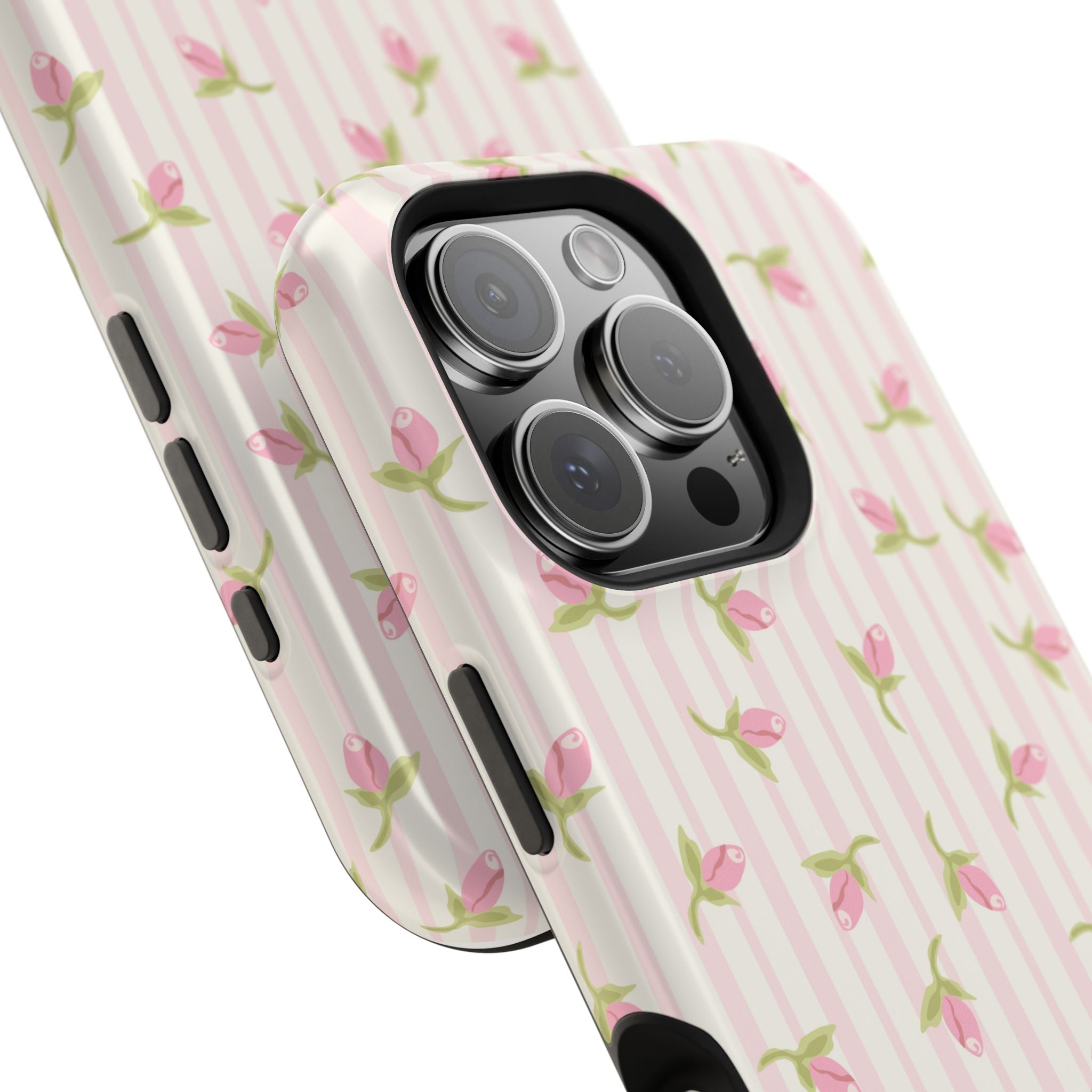 Customizable: Floral Impact-Resistant Phone Case