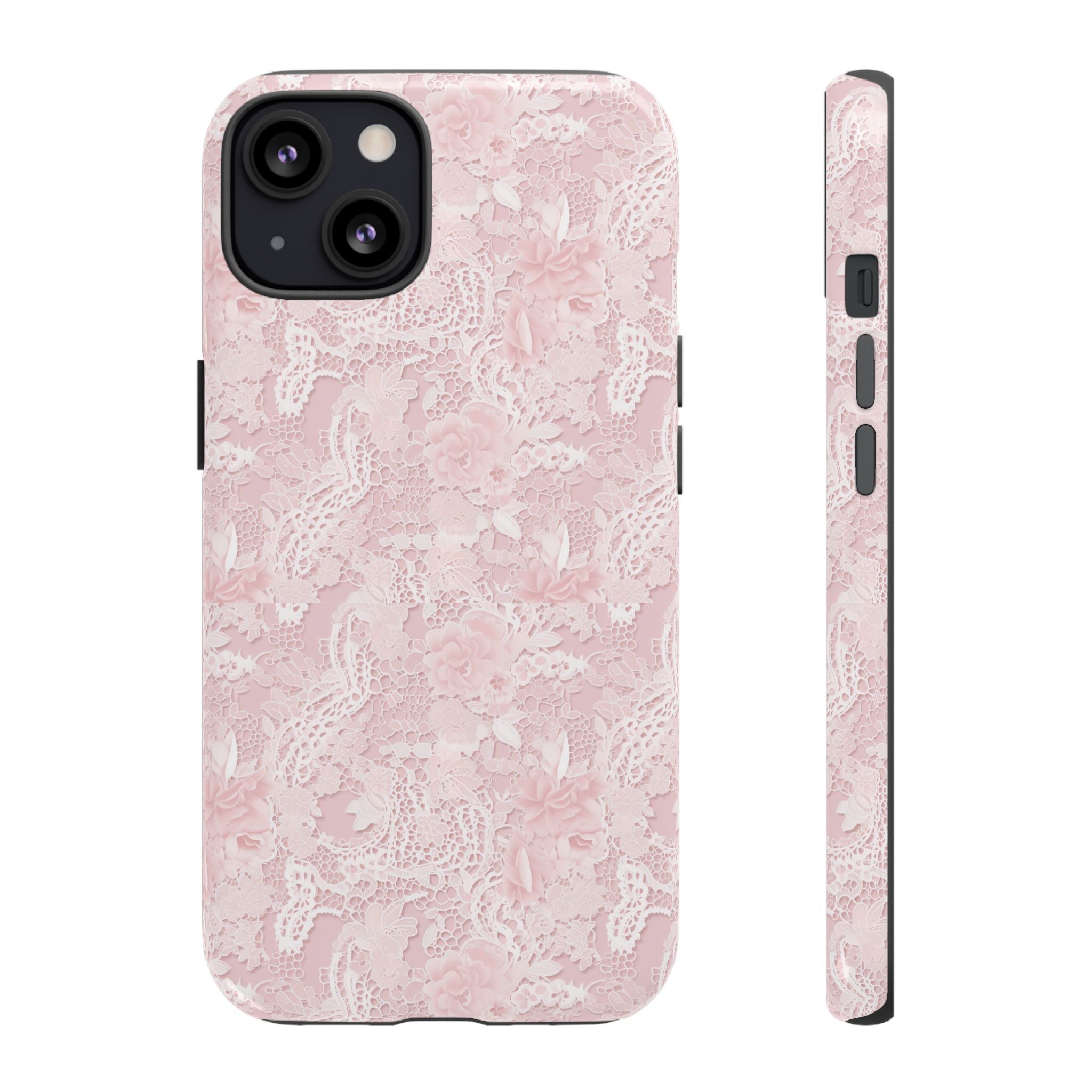 Customizable: Pink Floral Phone Case, Stylish Tough Cases, Unique Gift for Her, Cute Phone Accessories, Floral Tech Cover