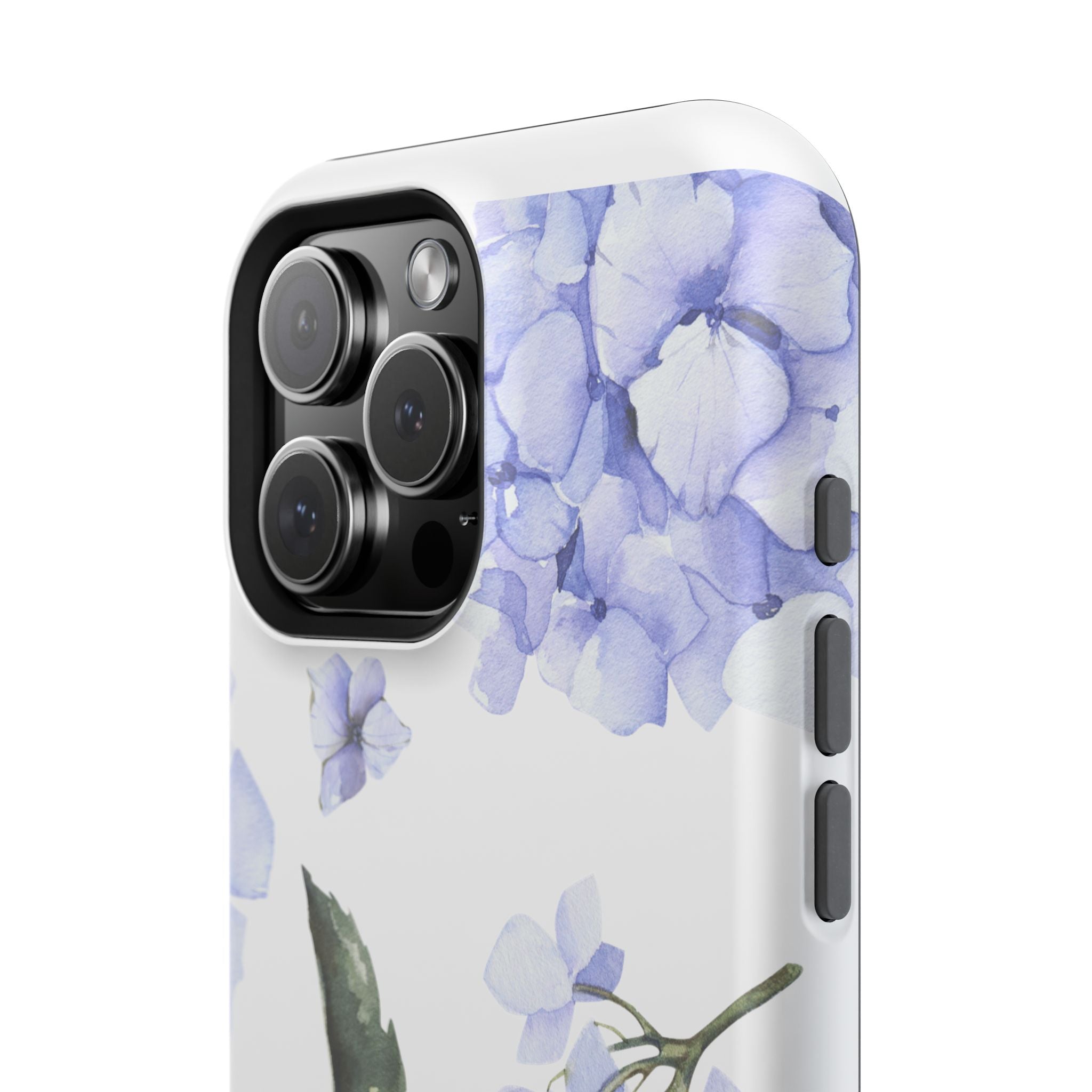 Customizable: Floral Purple Hydrangea Impact-Resistant Phone Case