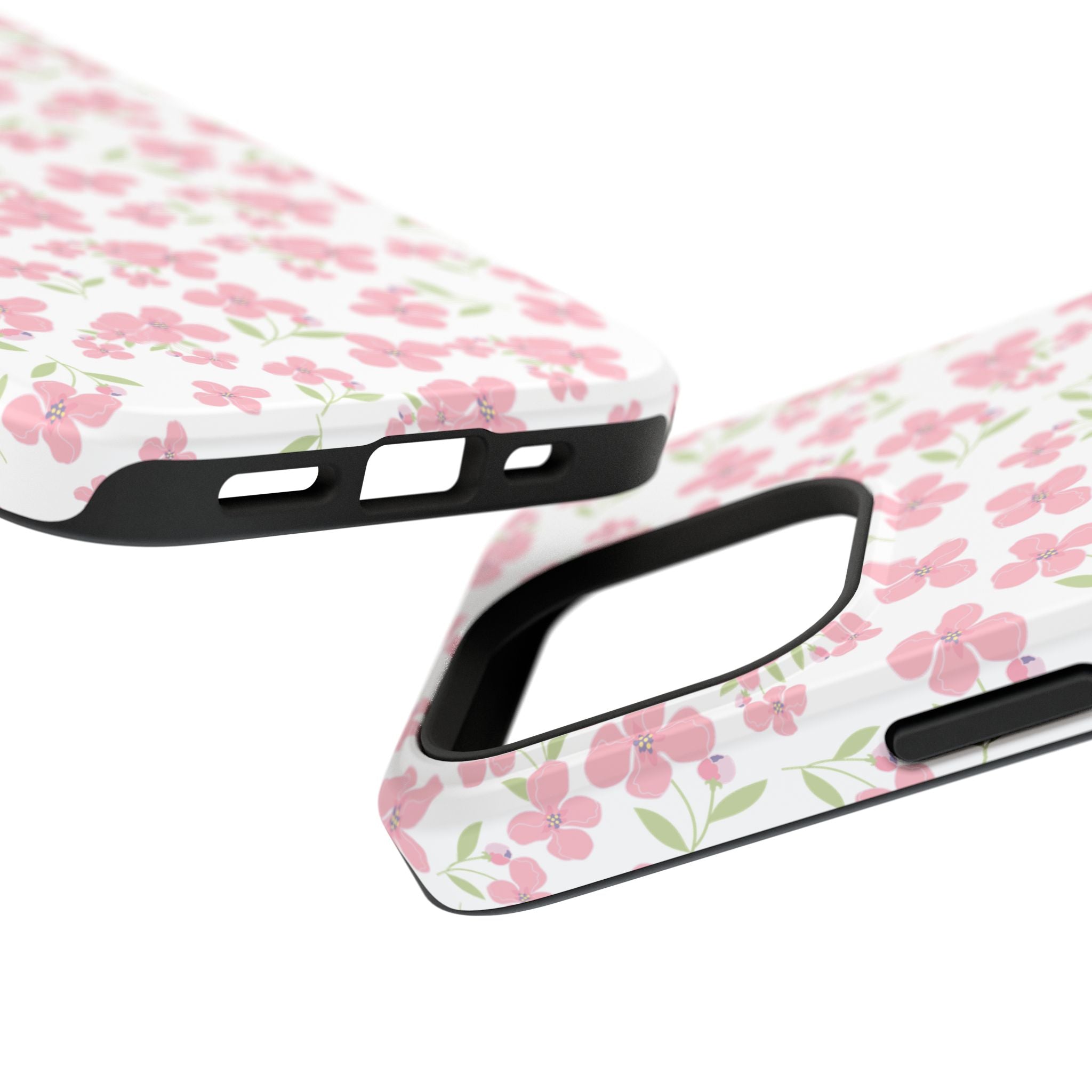 Customizable: Floral Impact-Resistant Phone Case