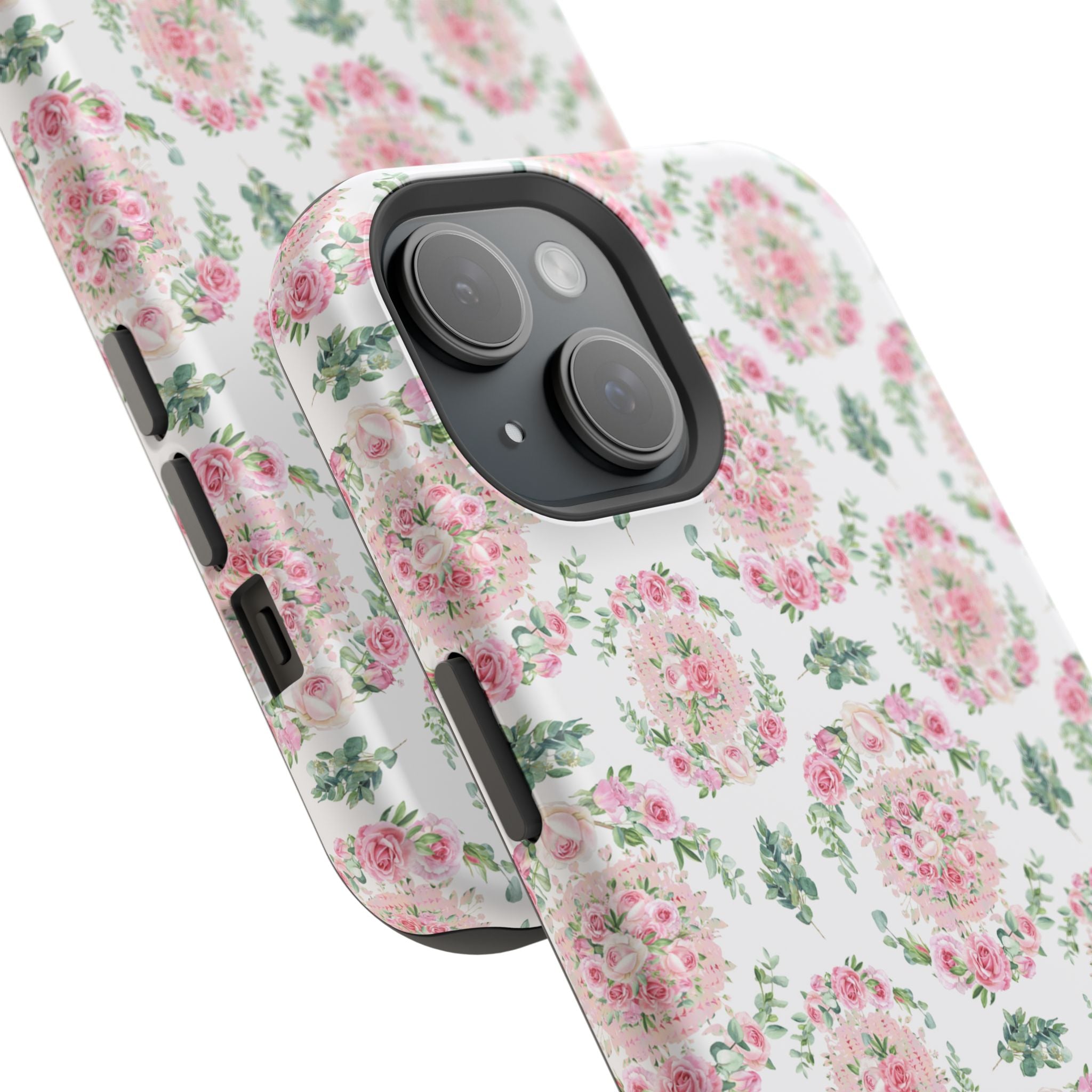 Customizable: Floral Impact-Resistant Phone Case