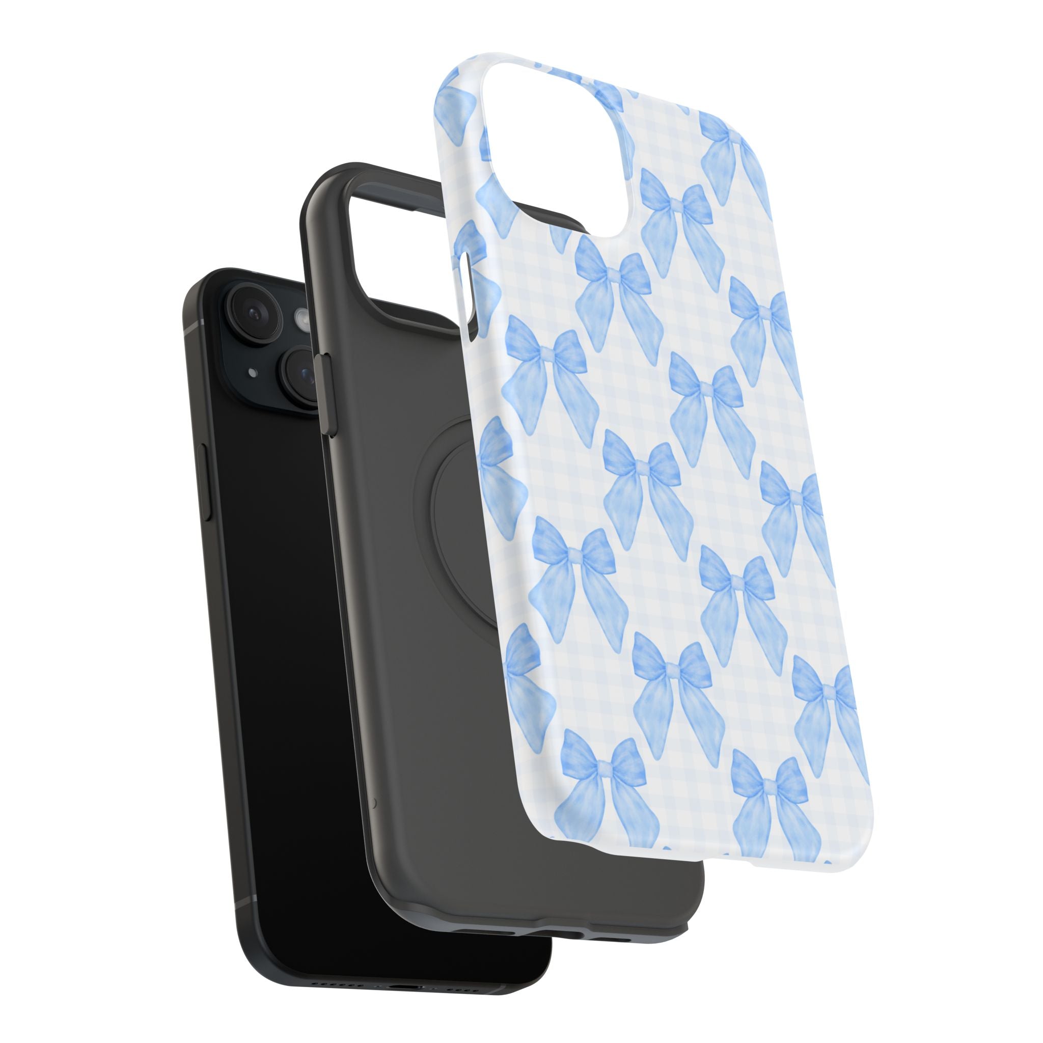 Customizable: Charming Bow Pattern Phone Case