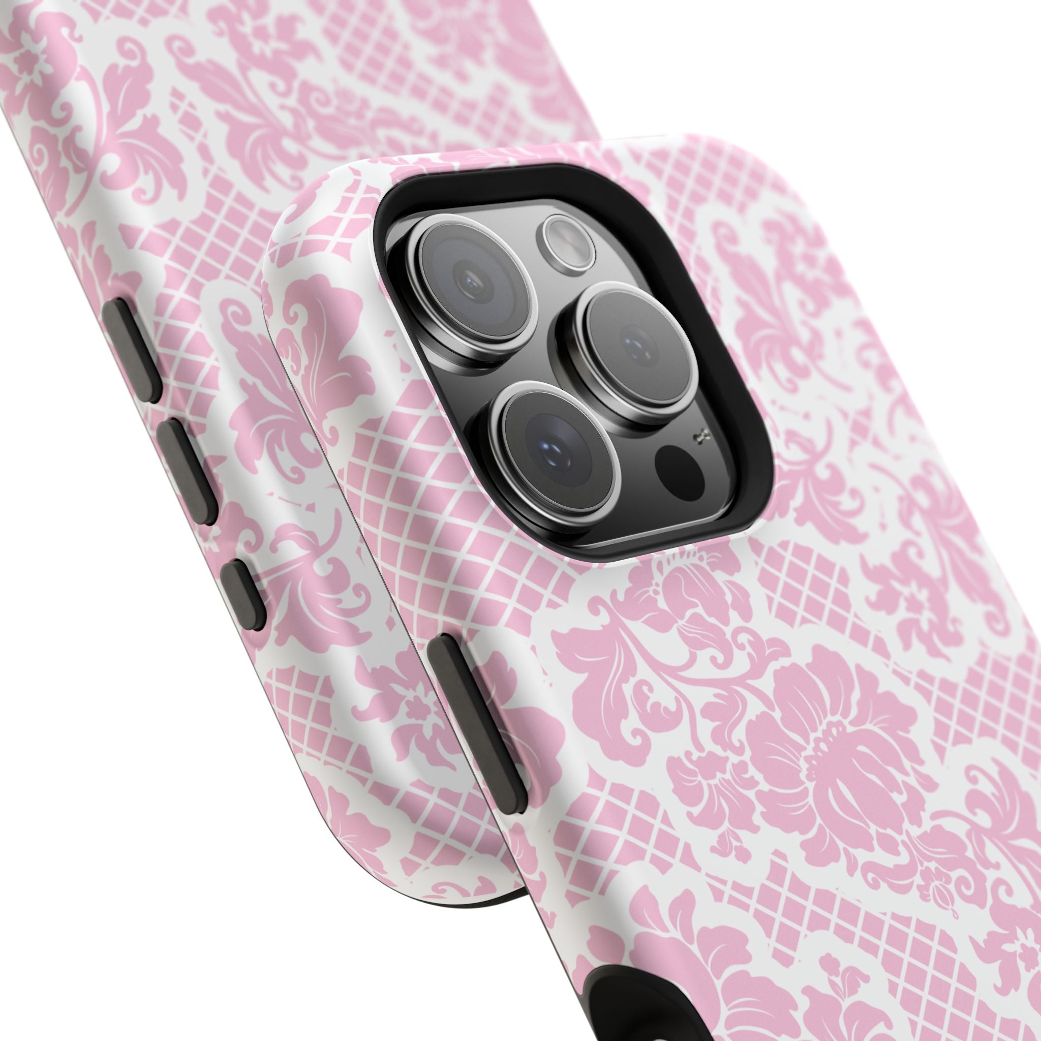 Customizable: Pink Lace Inspired Elegantly Chic Impact-Resistant Case