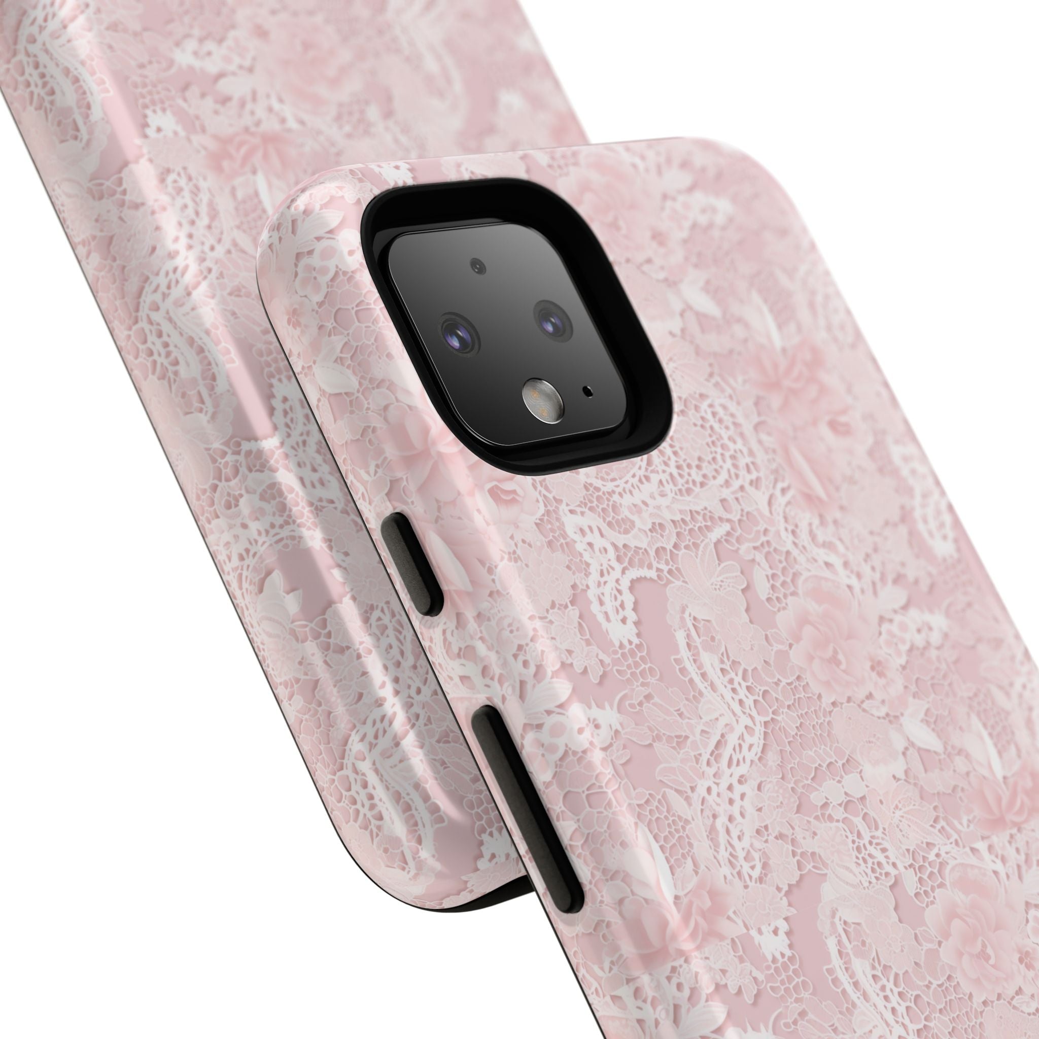 Customizable: Pink Floral Phone Case, Stylish Tough Cases, Unique Gift for Her, Cute Phone Accessories, Floral Tech Cover