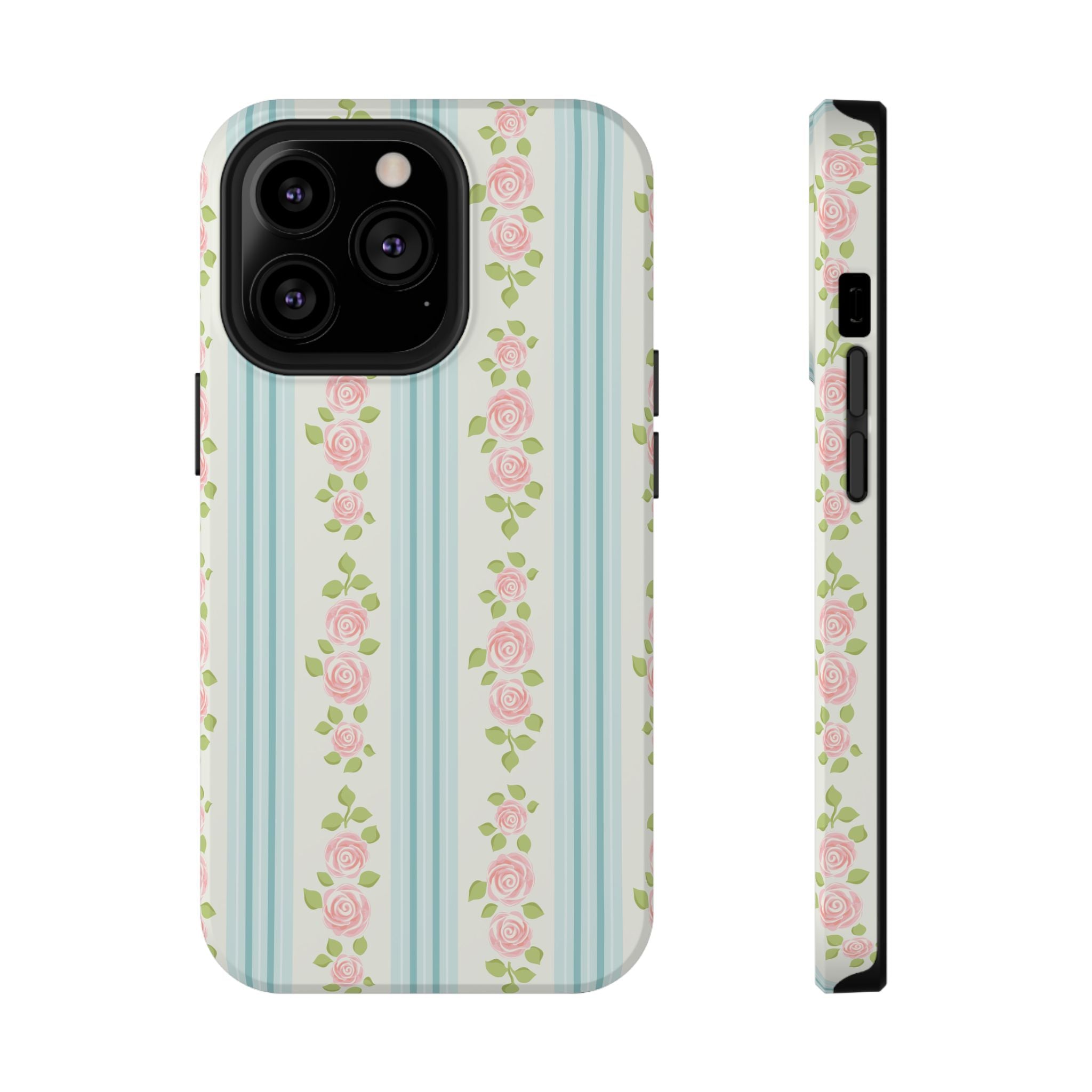 Customizable: Floral Impact-Resistant Phone Case