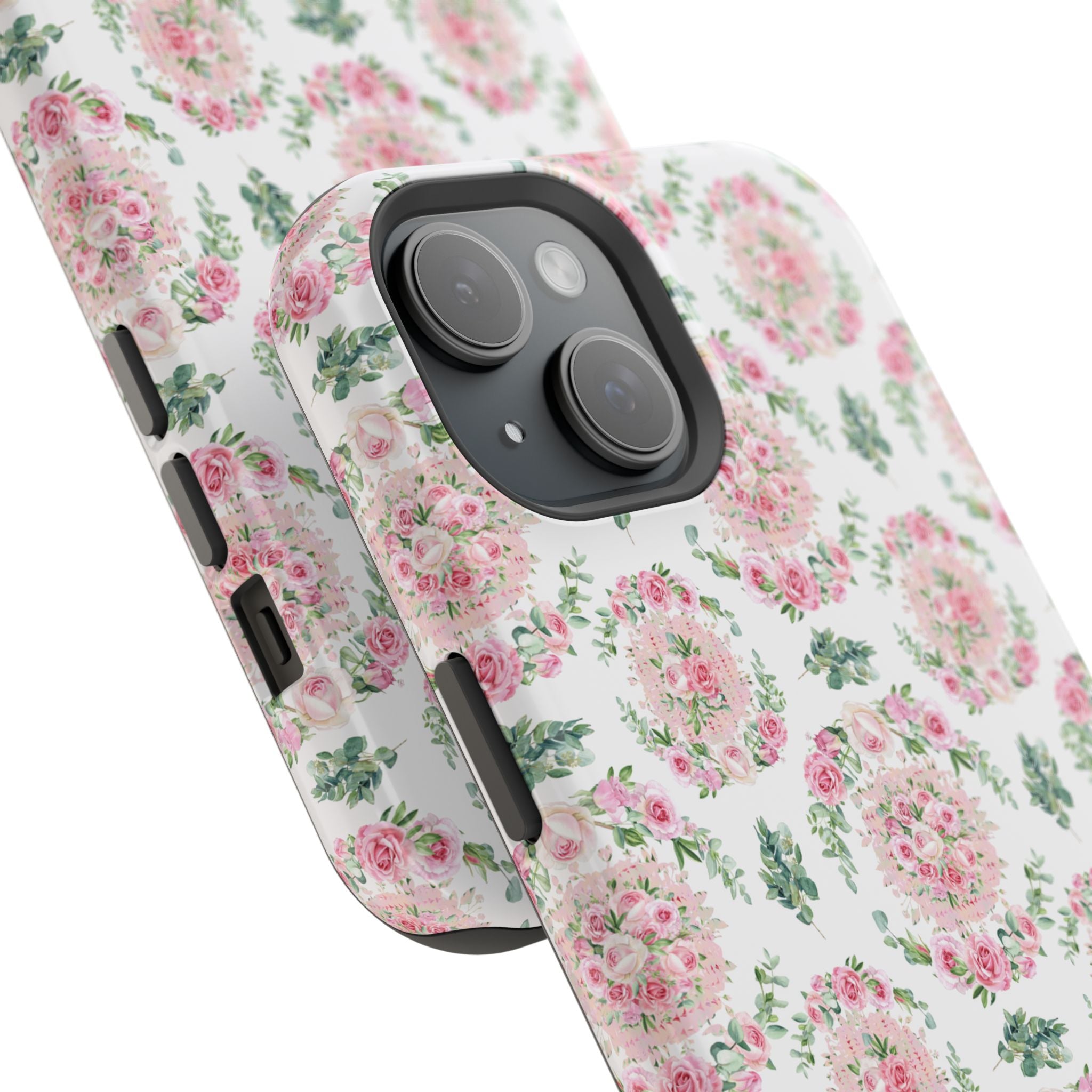 Customizable: Floral Impact-Resistant Phone Case
