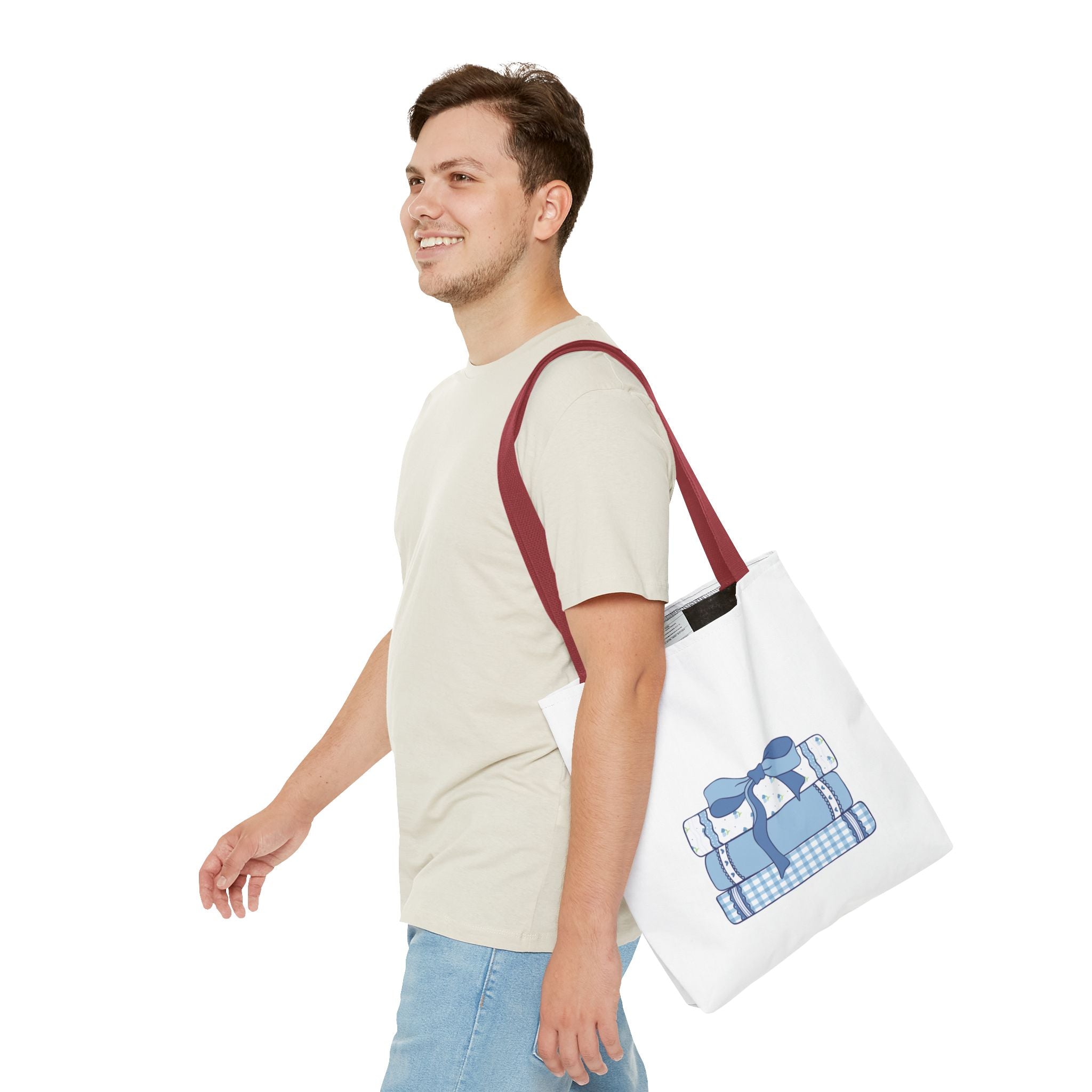 Customizable: Aesthetic Book Lover's Tote Bag, Ideal for College, Study, Shopping, Cute Canvas Bag, Gift for Student