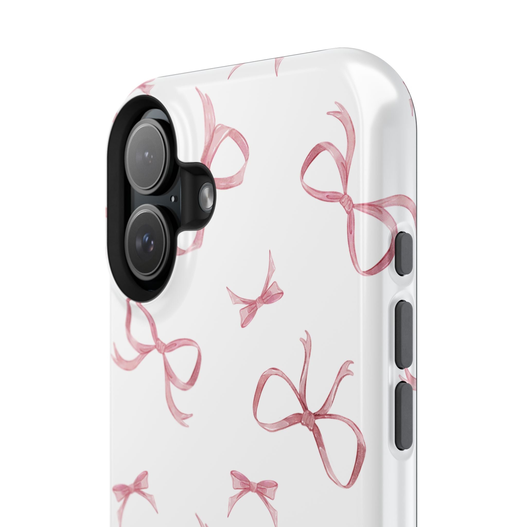 Customizable: Coquette Bow Stylish Impact-Resistant Phone Case