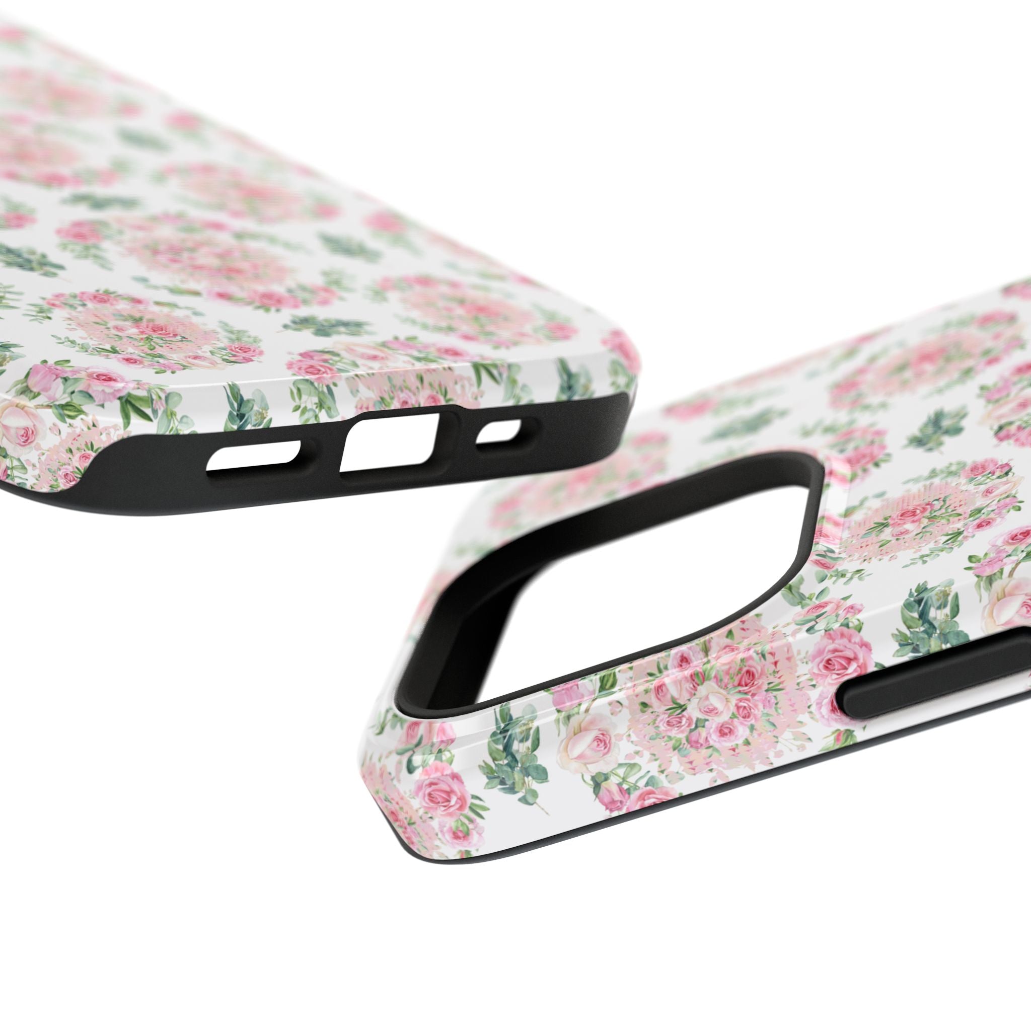 Customizable: Floral Impact-Resistant Phone Case