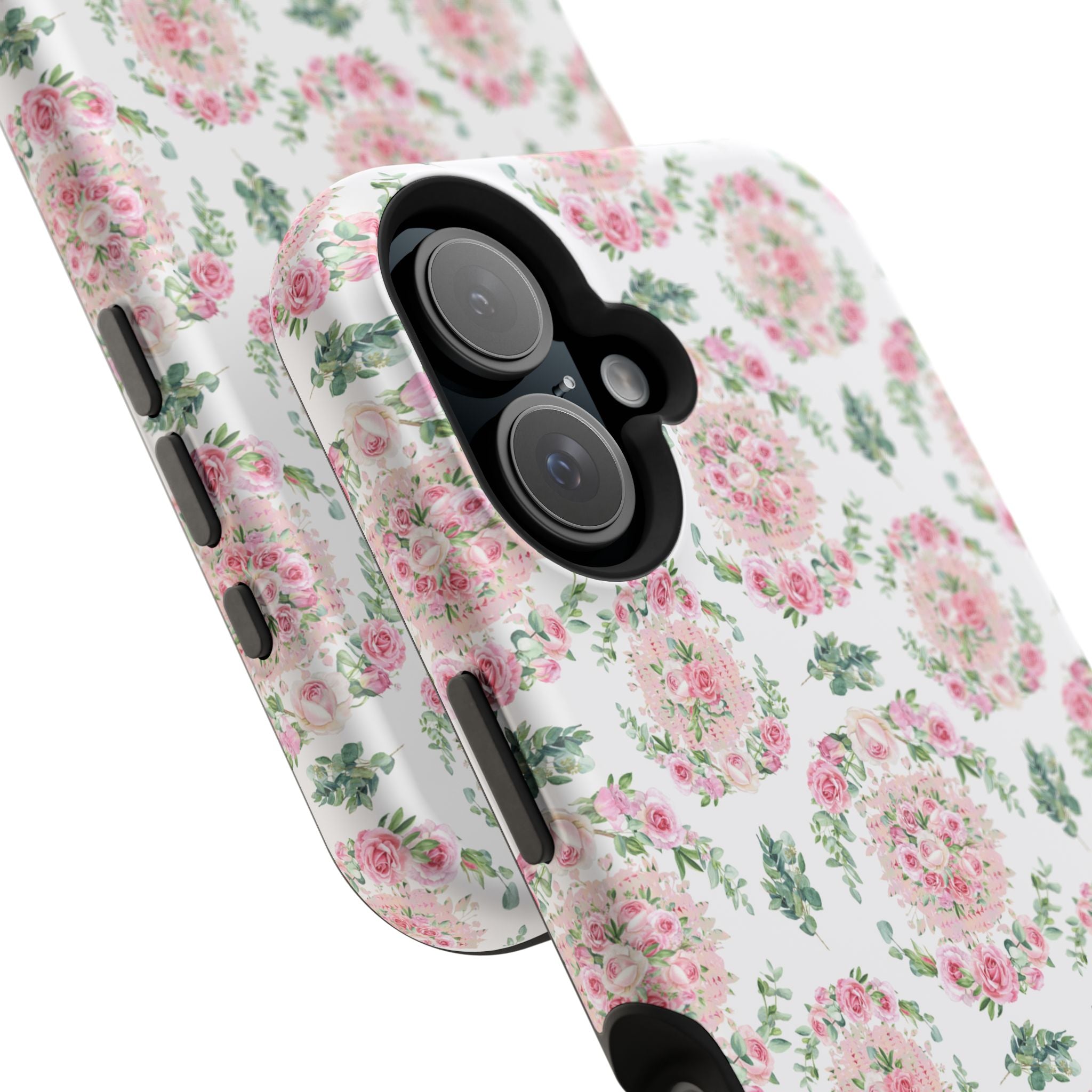Customizable: Floral Impact-Resistant Phone Case