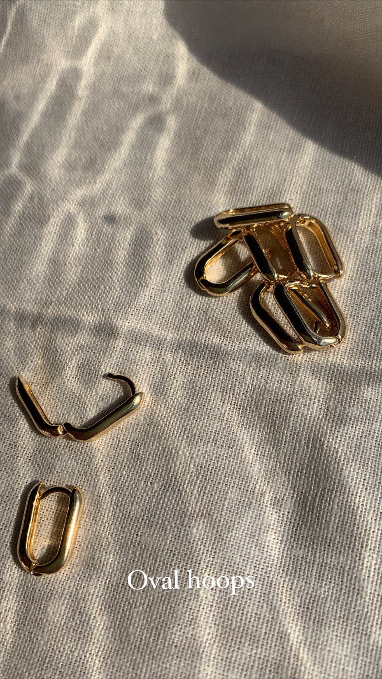 Views & Co. Oval Hoop Earrings Set