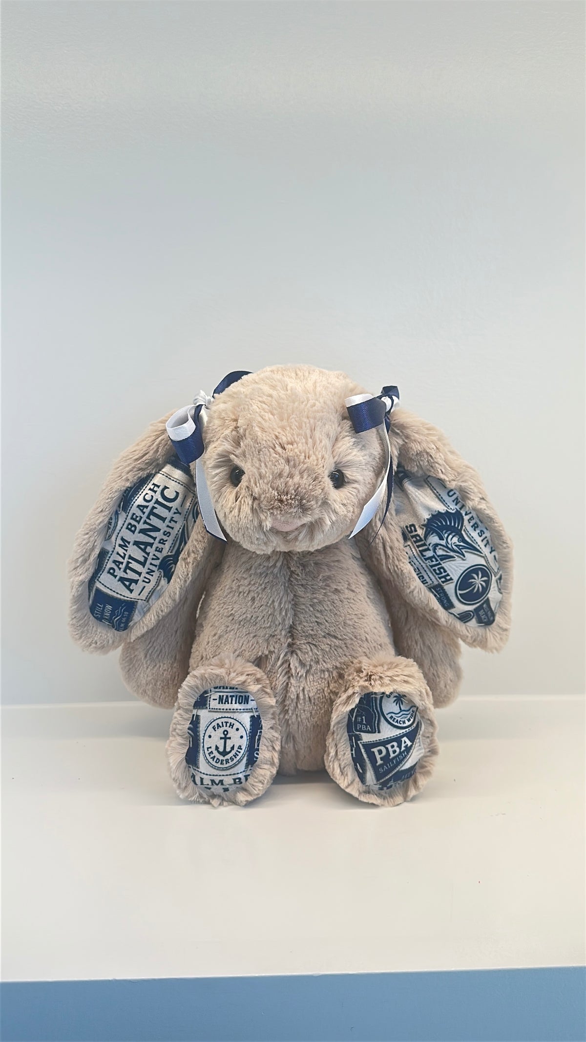 Palm Beach Atlantic University Fully Custom Jellycat Bunny