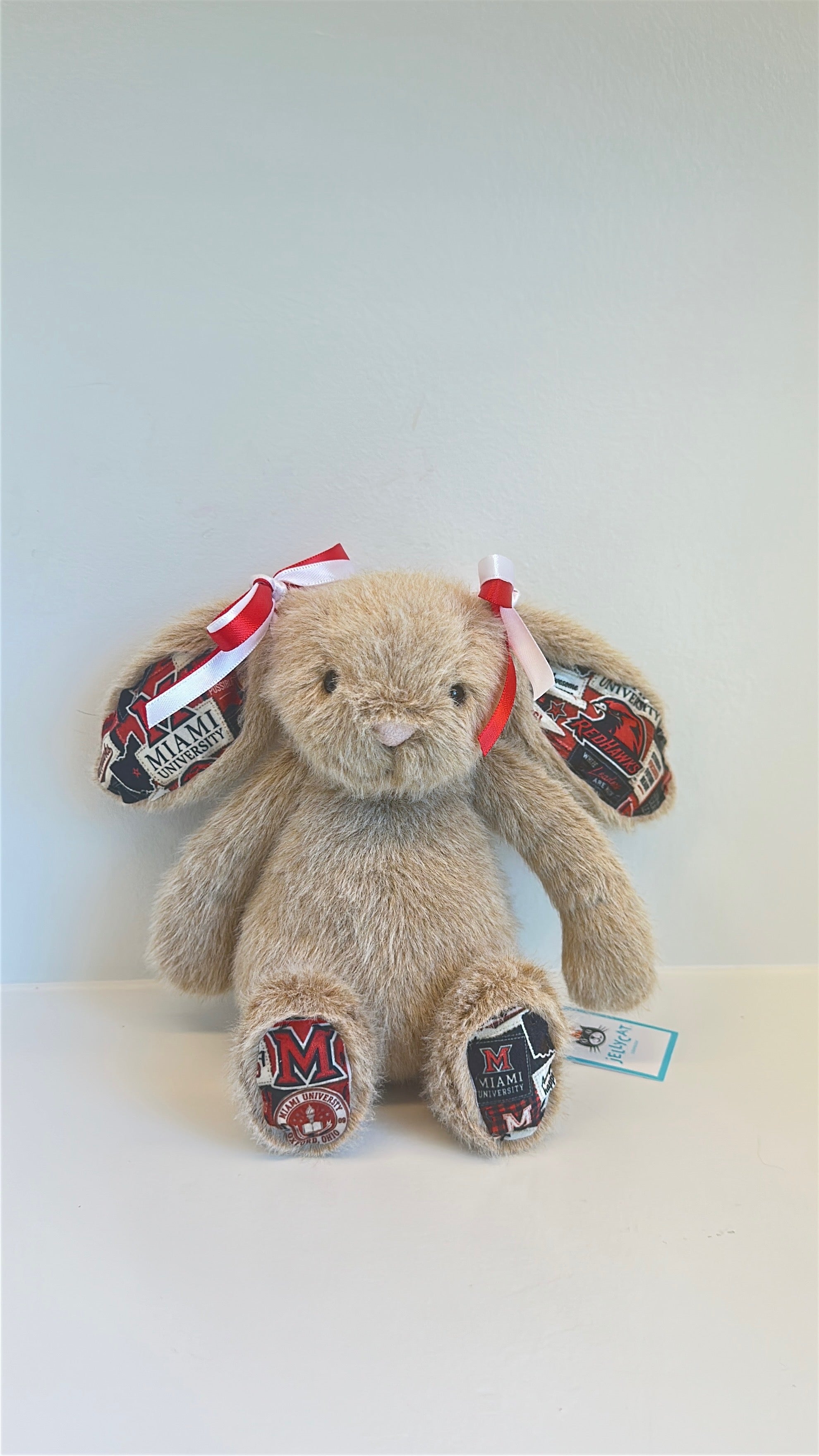 Miami University of Ohio Custom College Jellycat Bunny