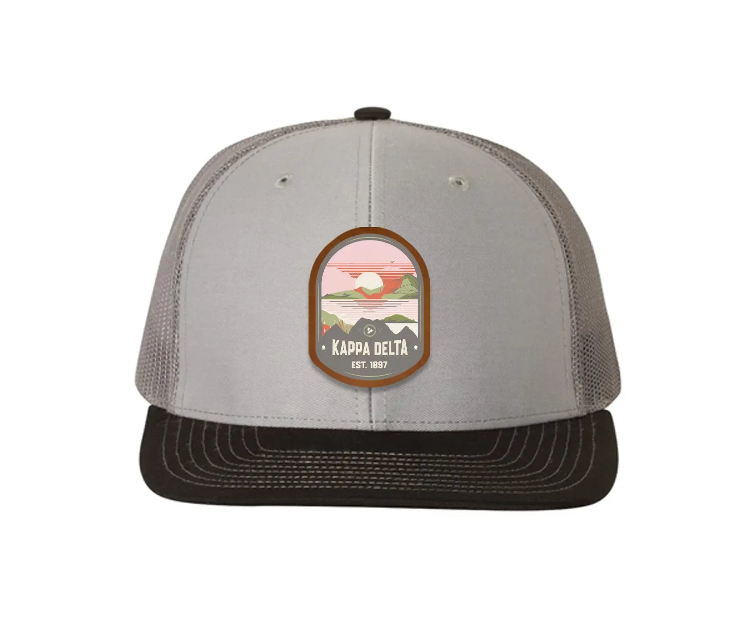 Kappa Delta Richardson 112 UV Print Leatherette Patch Trucker Hat - Ventura