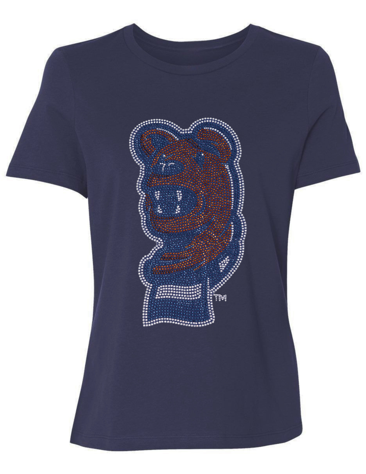 Penn State Mascot Head Navy Crewneck Short Sleeve T-Shirt