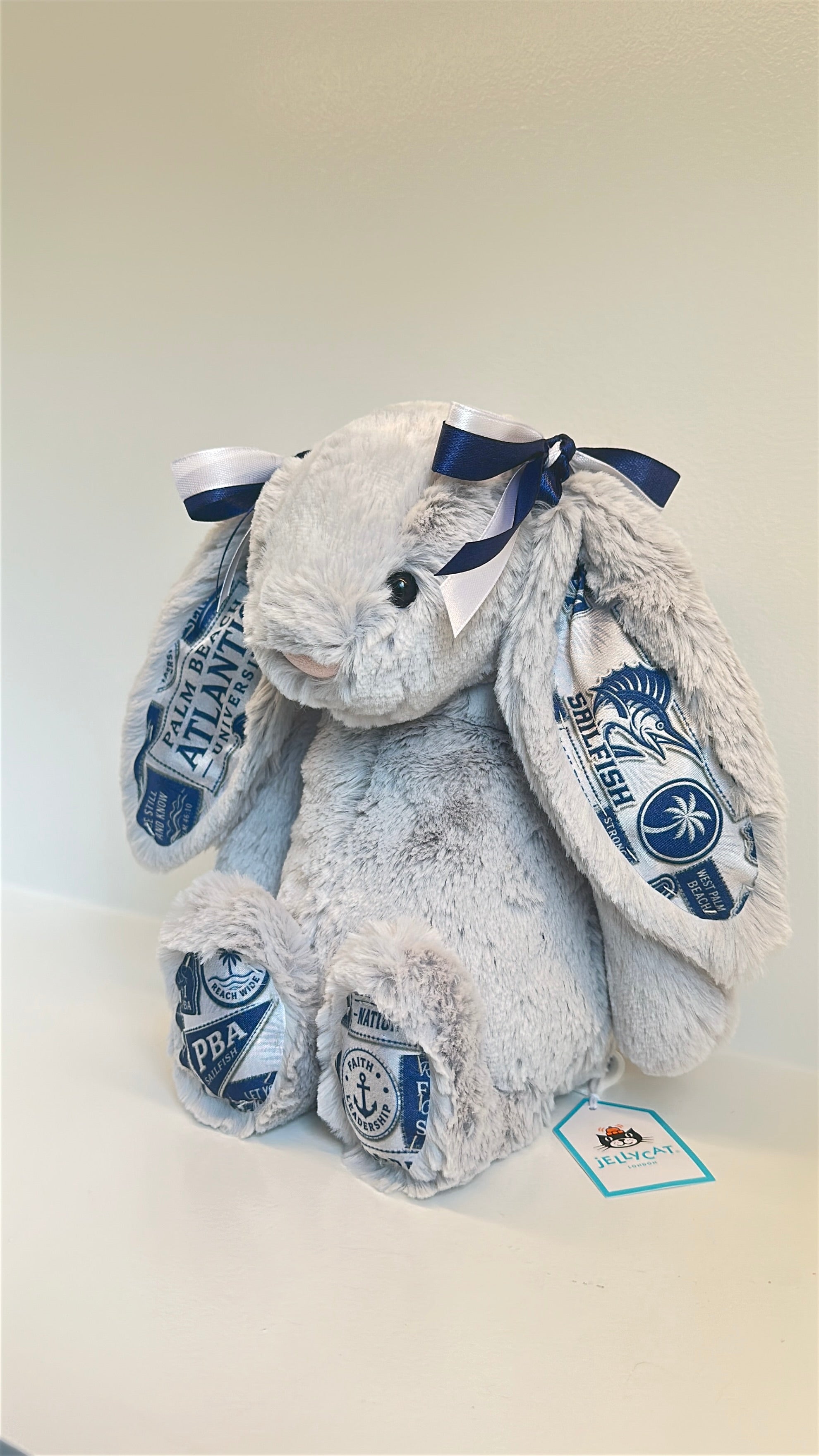 Palm Beach Atlantic University Fully Custom Jellycat Bunny