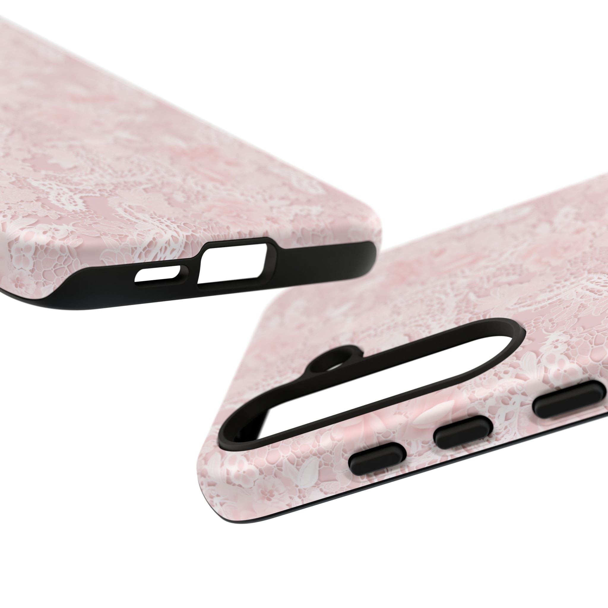 Customizable: Pink Floral Phone Case, Stylish Tough Cases, Unique Gift for Her, Cute Phone Accessories, Floral Tech Cover