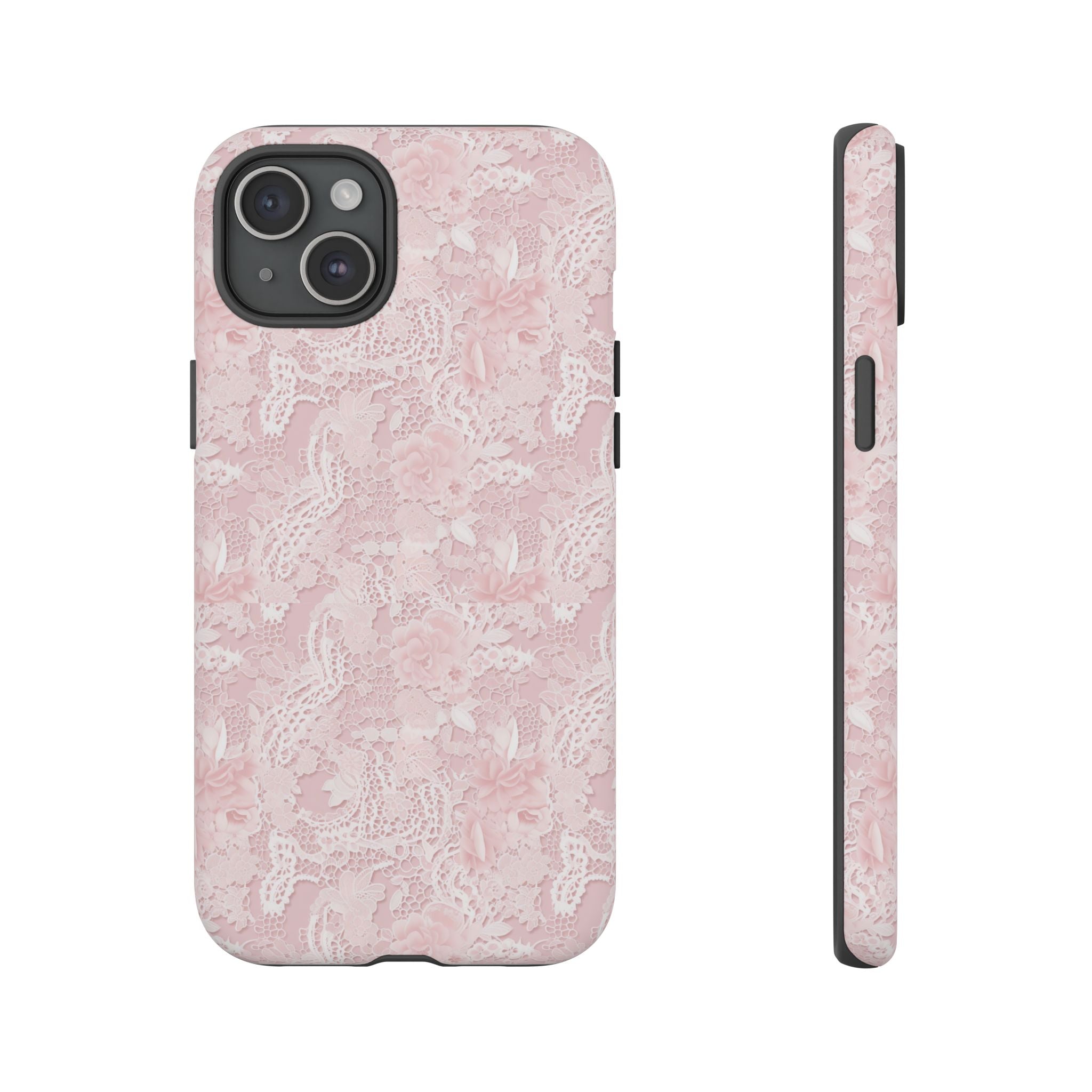 Customizable: Pink Floral Phone Case, Stylish Tough Cases, Unique Gift for Her, Cute Phone Accessories, Floral Tech Cover