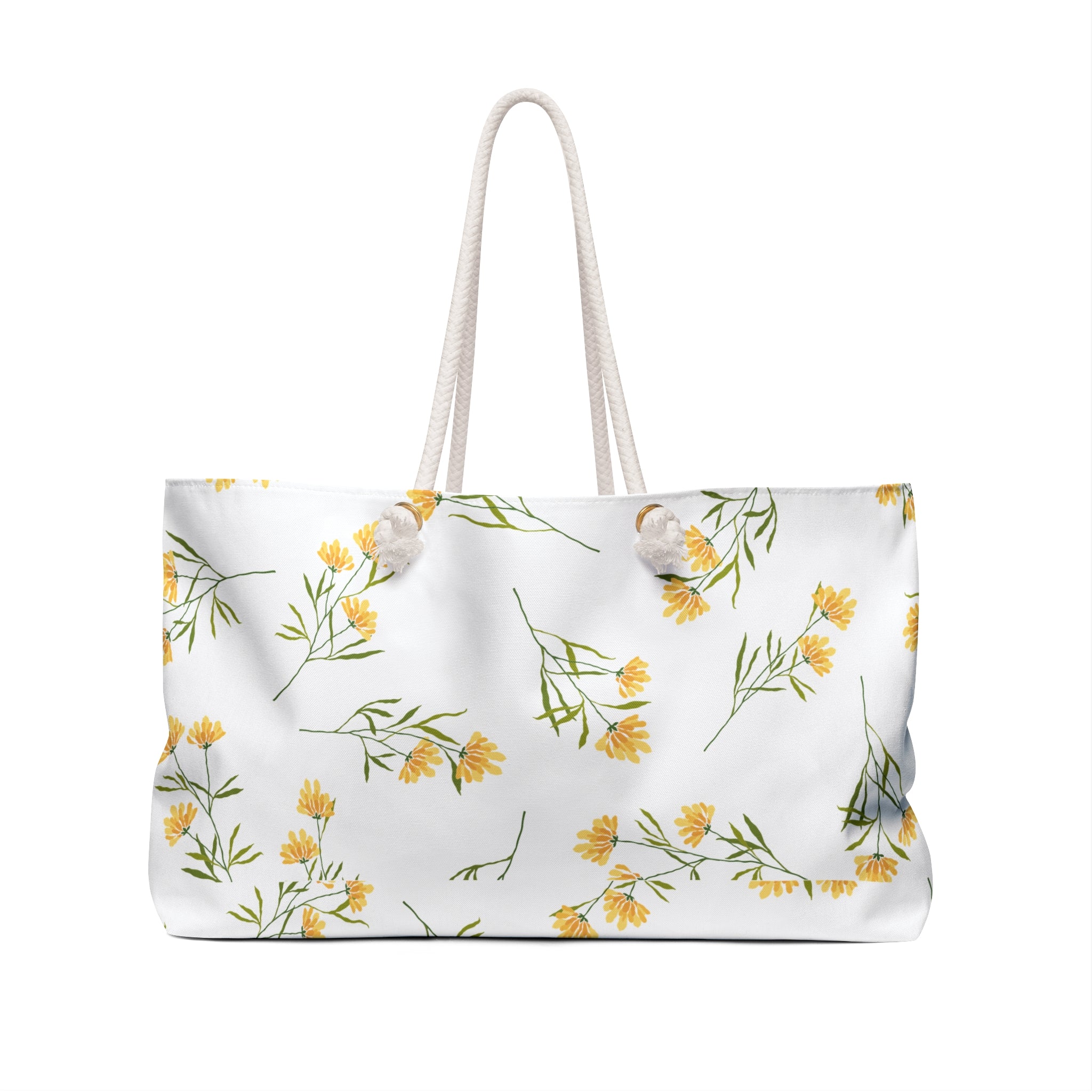 Chic Floral Weekender Bag for Travel, Beach, Gym, Shopping, School, and College