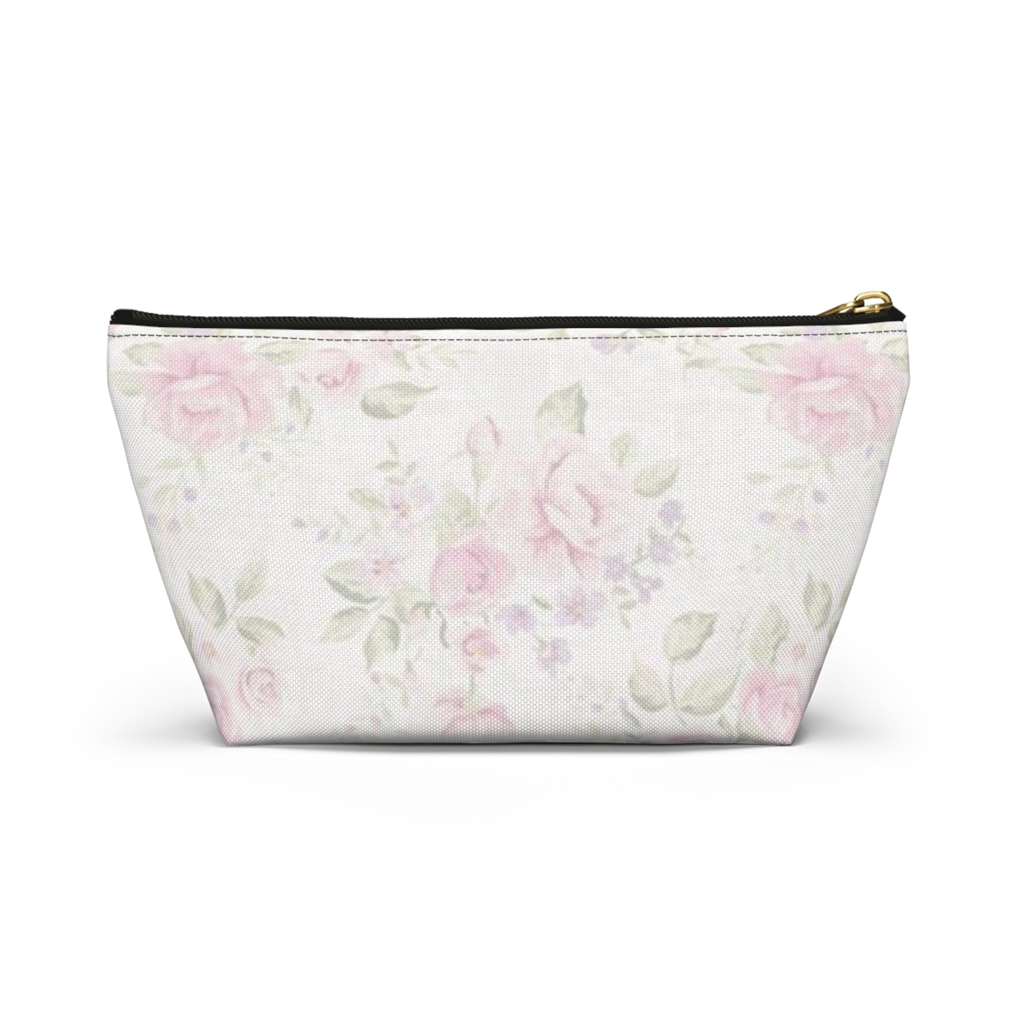 Floral Accessory Pouch, Makeup Bag, Travel Organizer, Gift for Her, Cosmetic Case, Floral Print Pouch