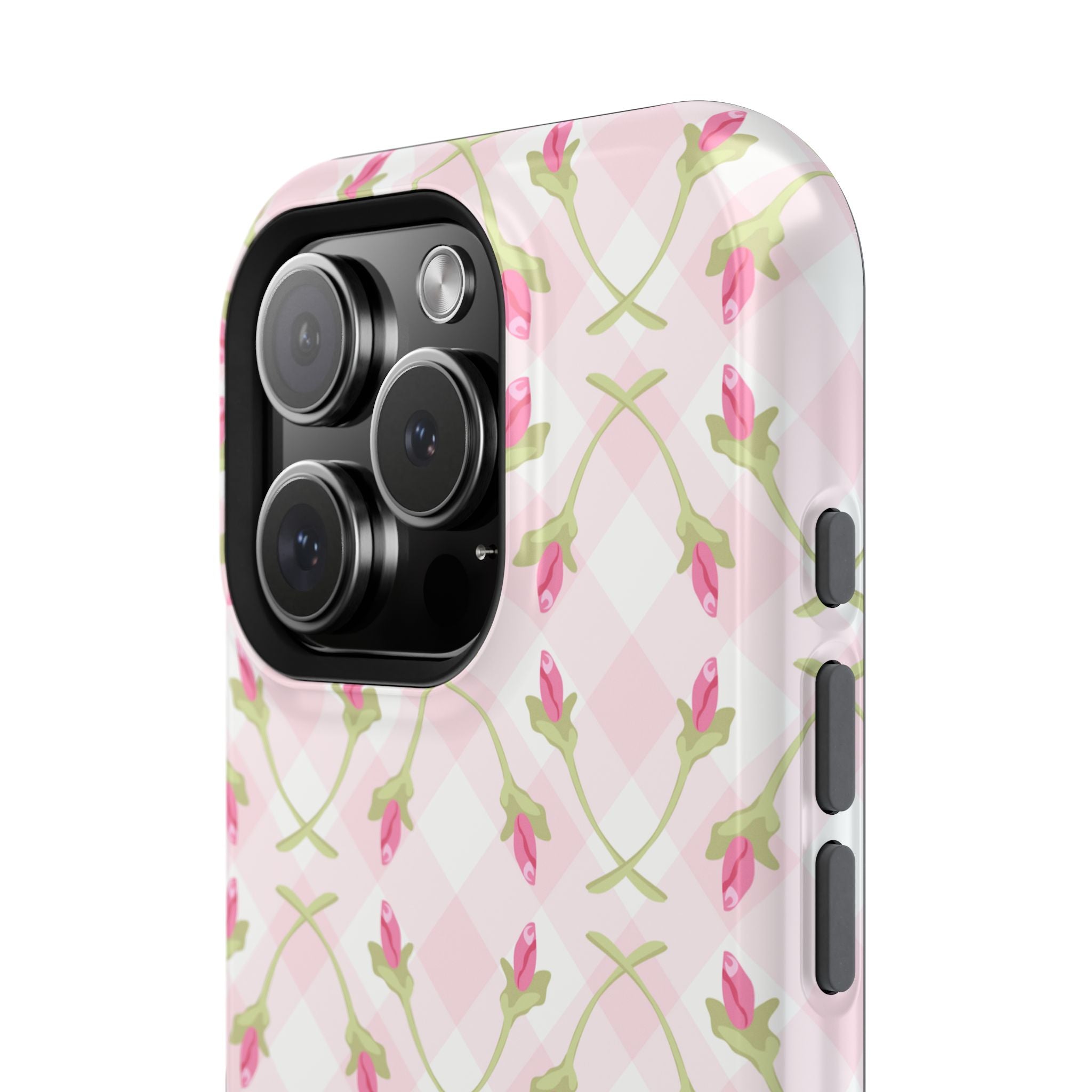 Customizable: Floral Impact-Resistant Phone Case