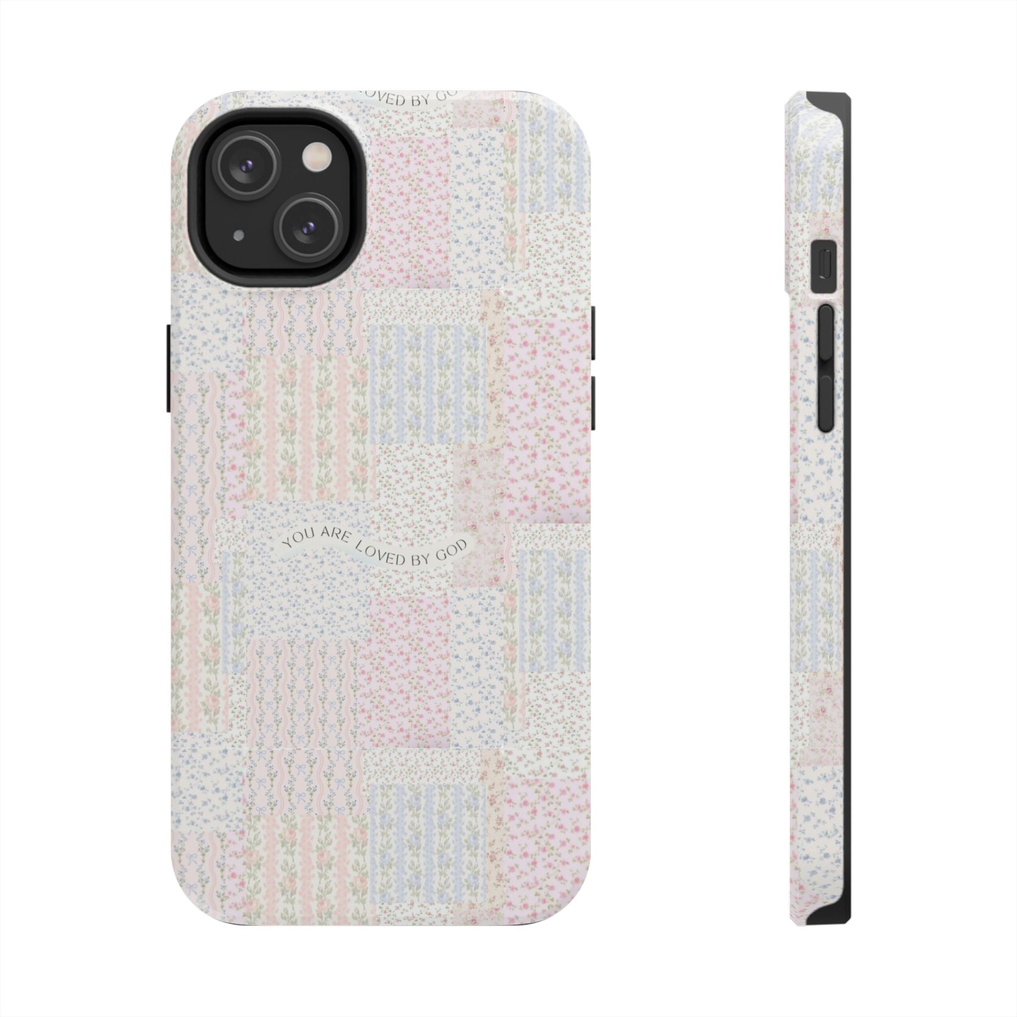 Floral Tough Phone Cases, Protective Phone Cover, Inspirational Tech Accessory, Gift for Her, Fashionable Phone Case, Unique Design