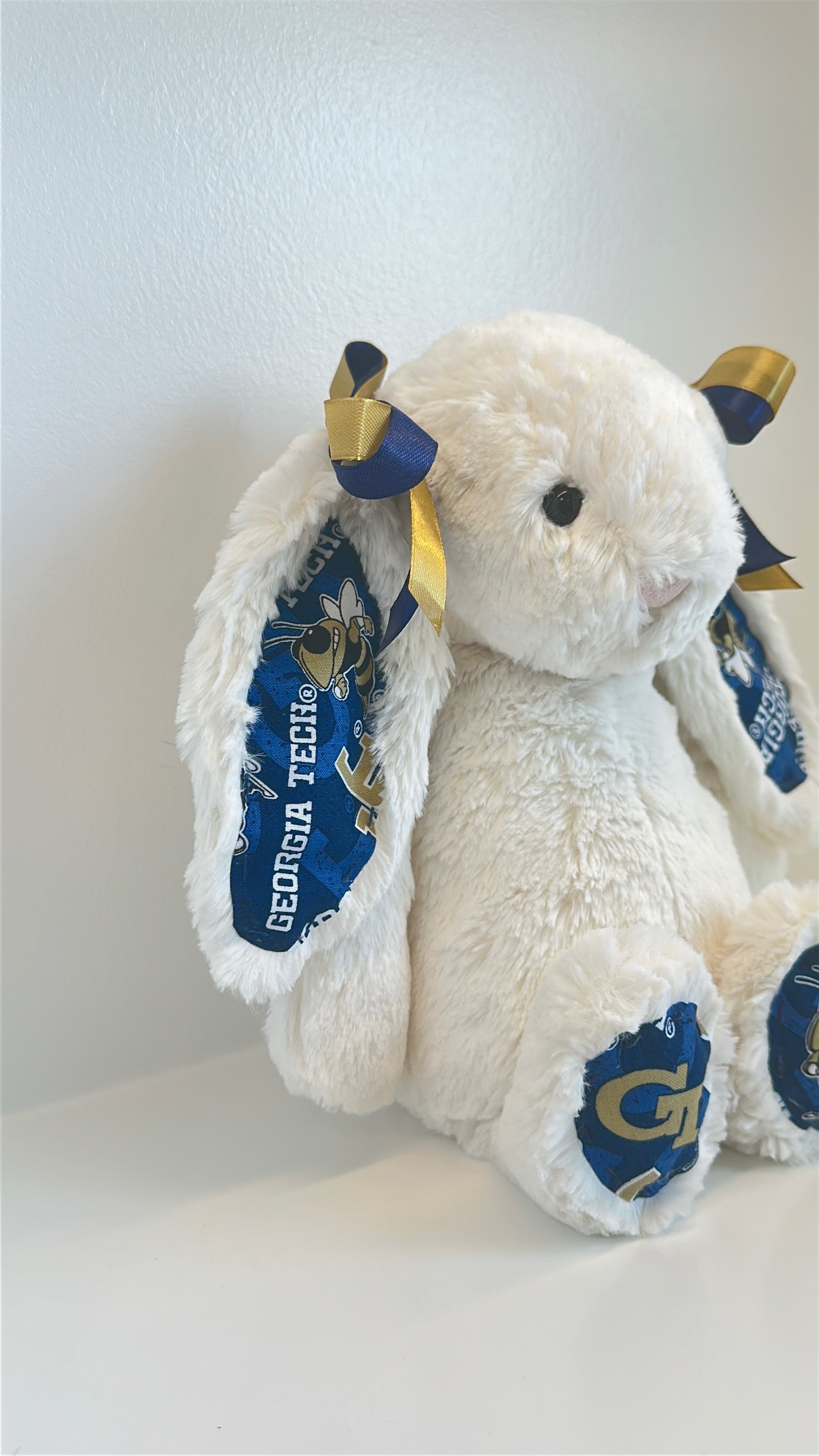 Georgia Institute of Technology (Georgia Tech) College Jellycat Bunny