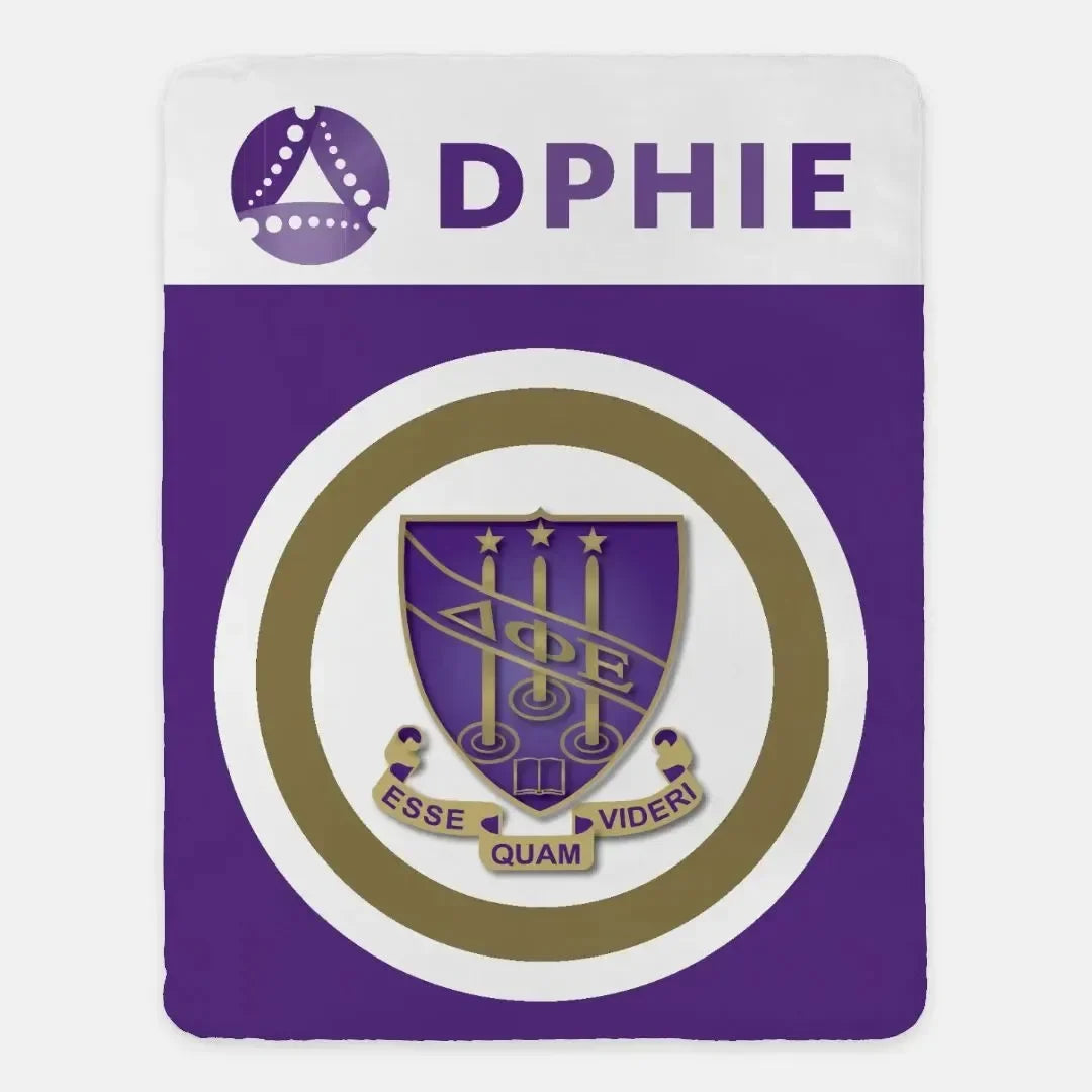 DPHIE XL 60x80 Sherpa Blanket - Crest Bullseye