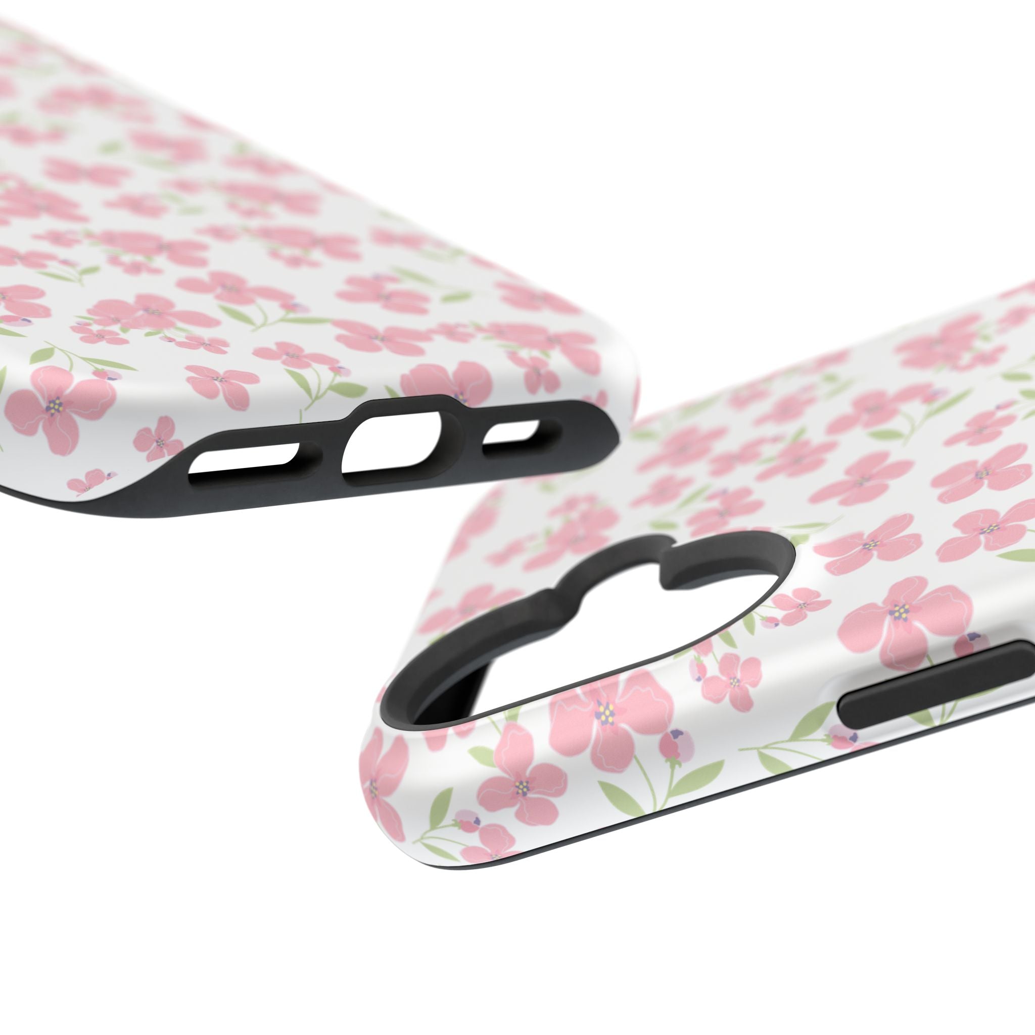 Customizable: Floral Impact-Resistant Phone Case