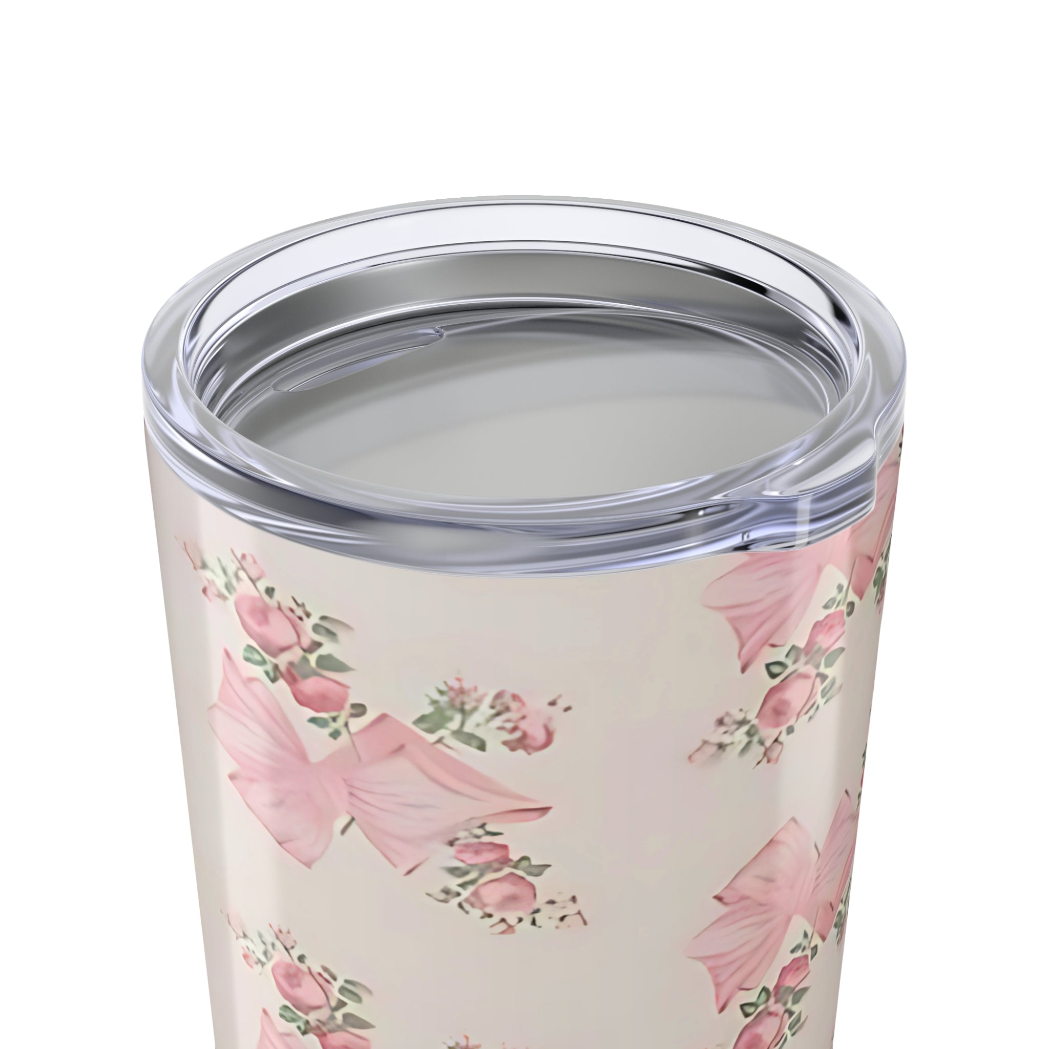 Romantic Floral Tumbler 20oz - Personalized Travel Mug, Gift for Her, Wedding Favor, Floral Tumbler, Bridesmaid Gift