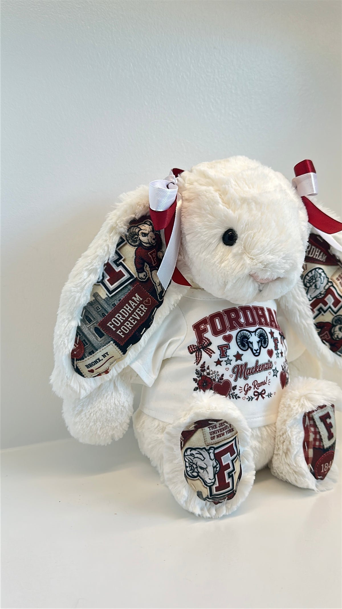 Fordham University Fully Custom College Jellycat Bunny