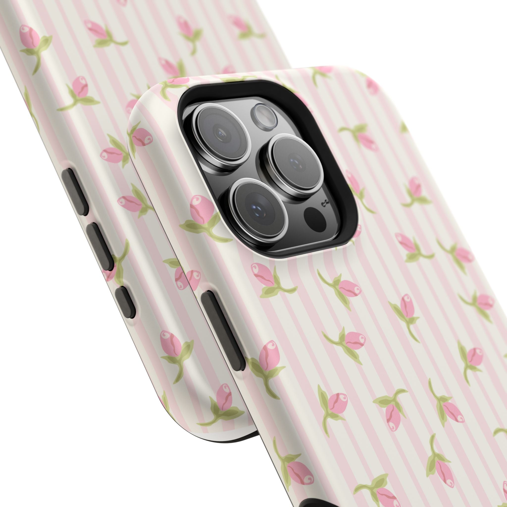 Customizable: Floral Impact-Resistant Phone Case