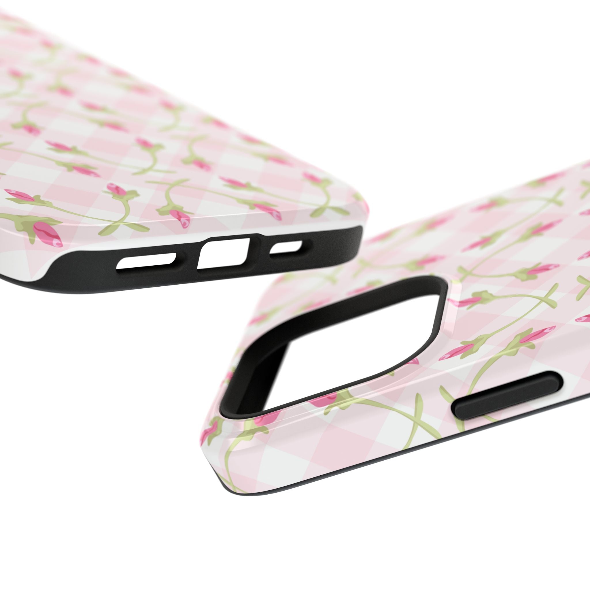 Customizable: Floral Impact-Resistant Phone Case